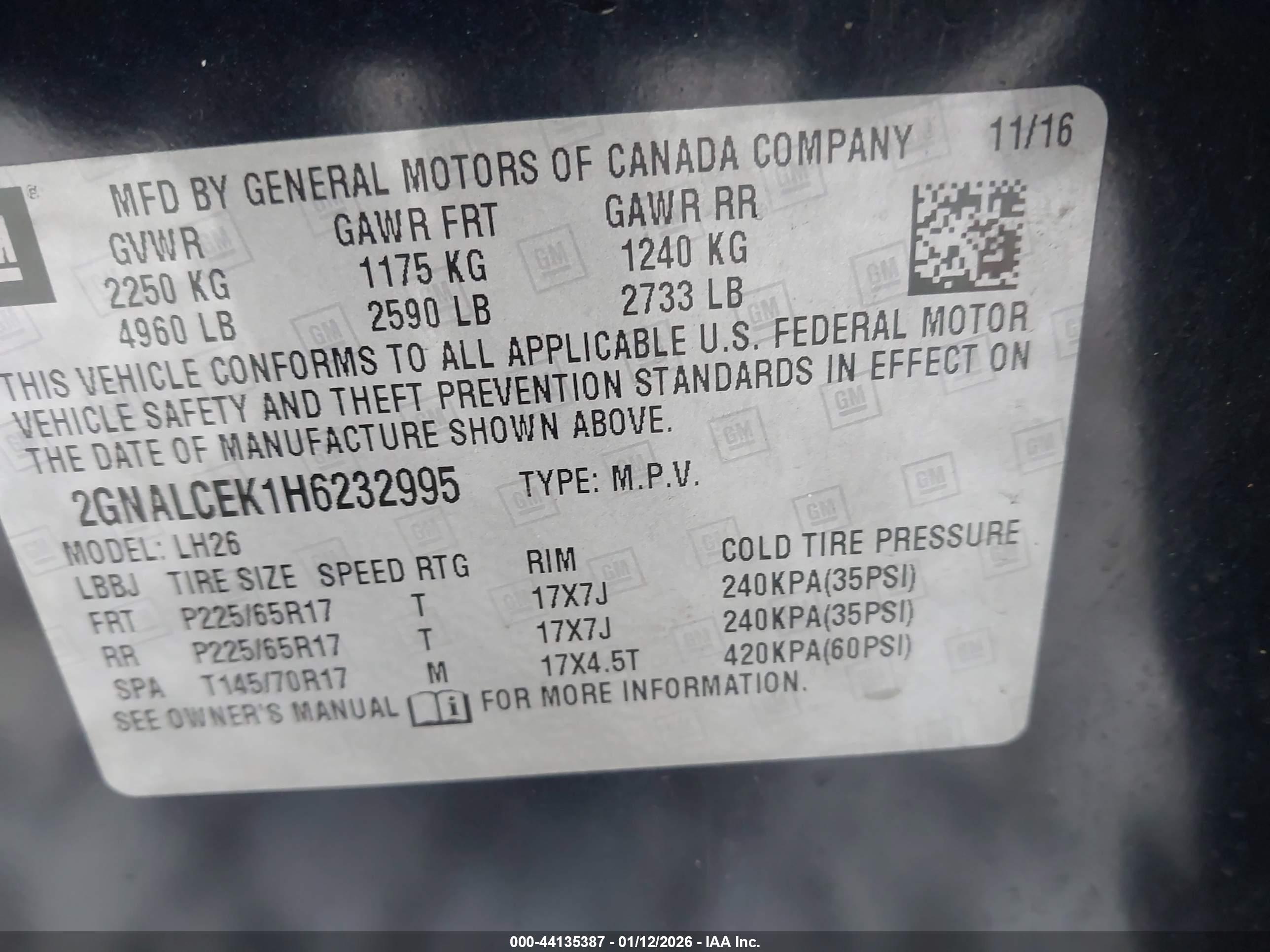 CHEVROLET EQUINOX image 9