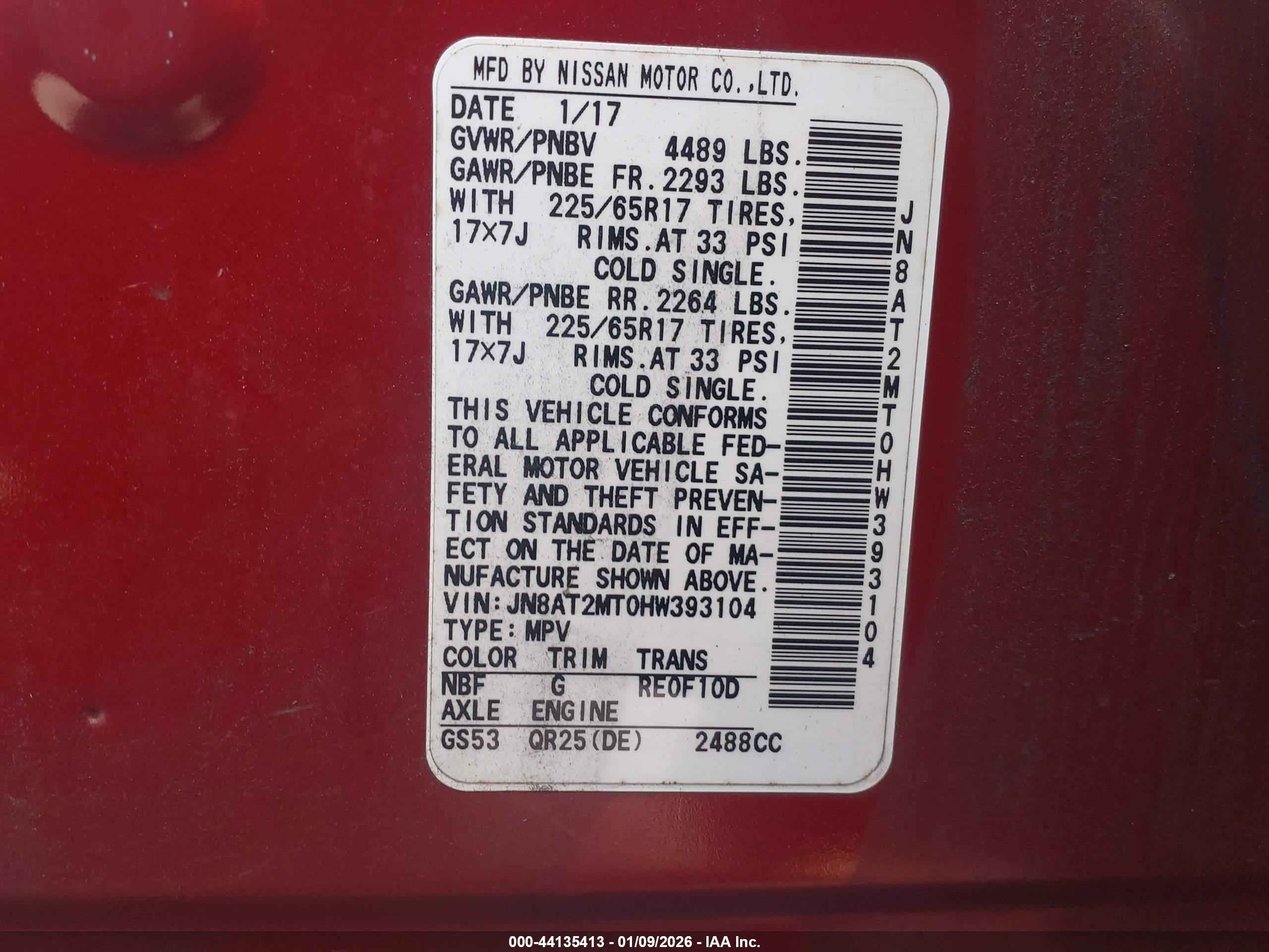 NISSAN ROGUE image 9