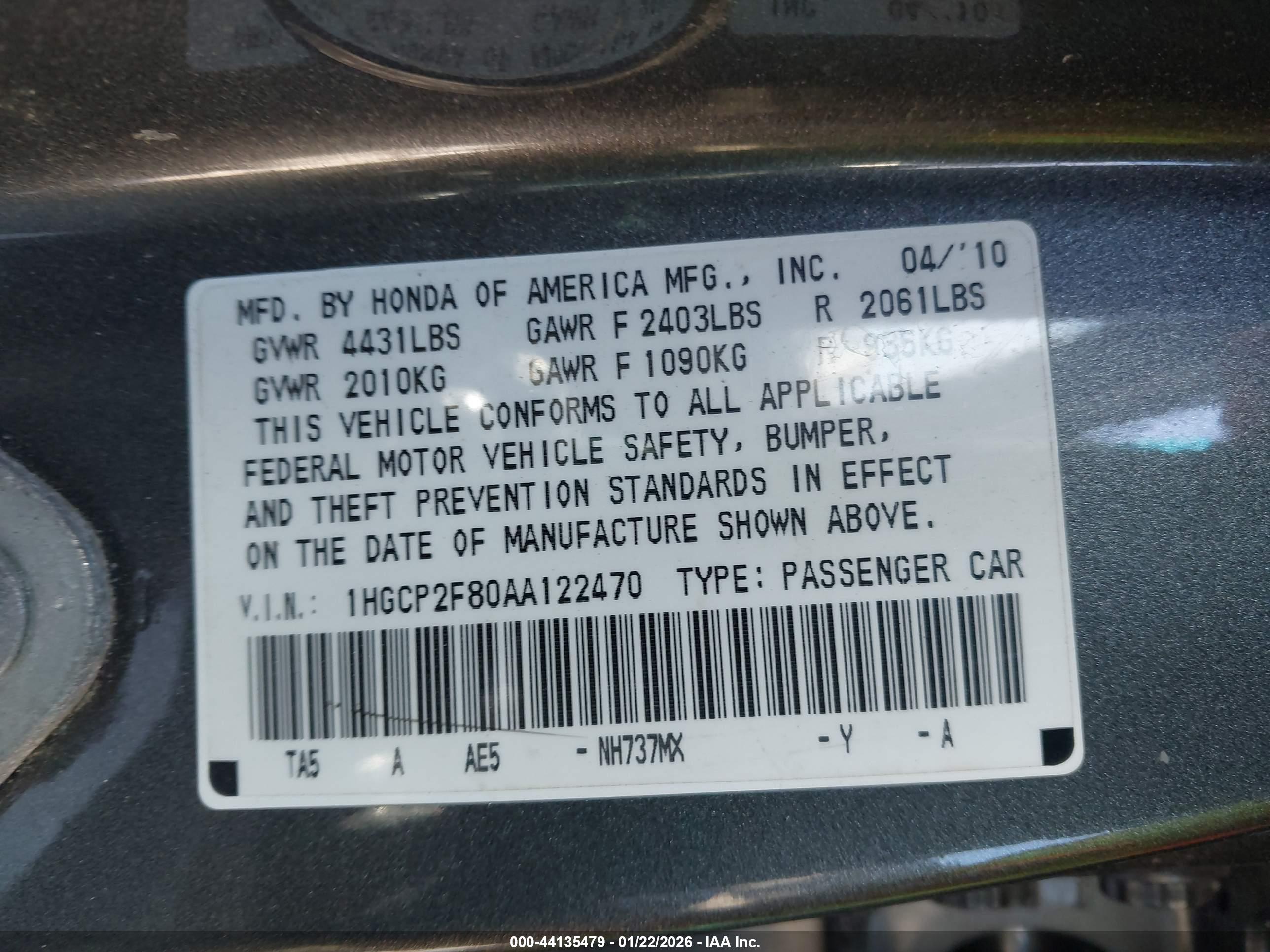 HONDA ACCORD image 9