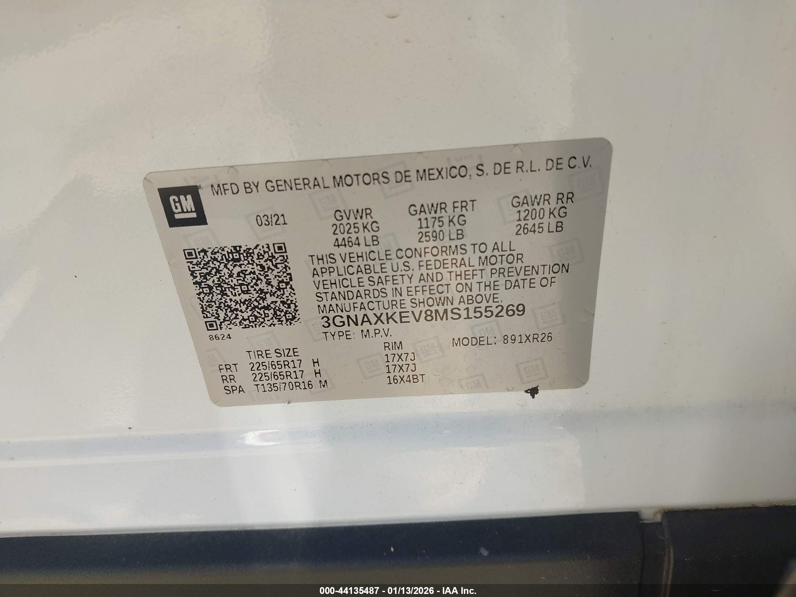 CHEVROLET EQUINOX image 9