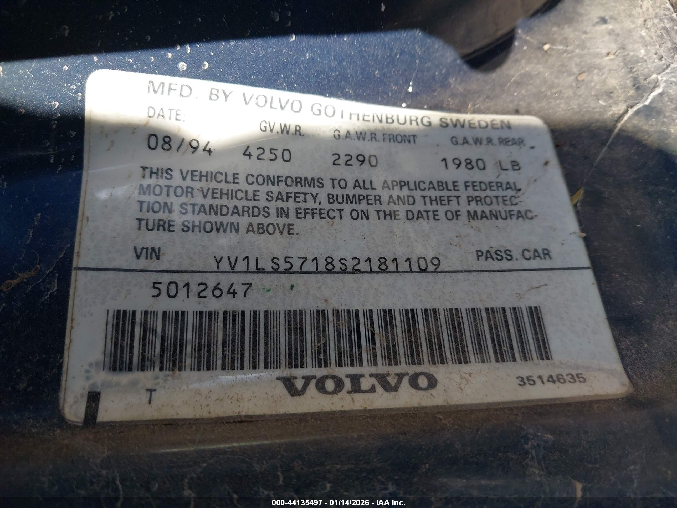 VOLVO 850 image 9