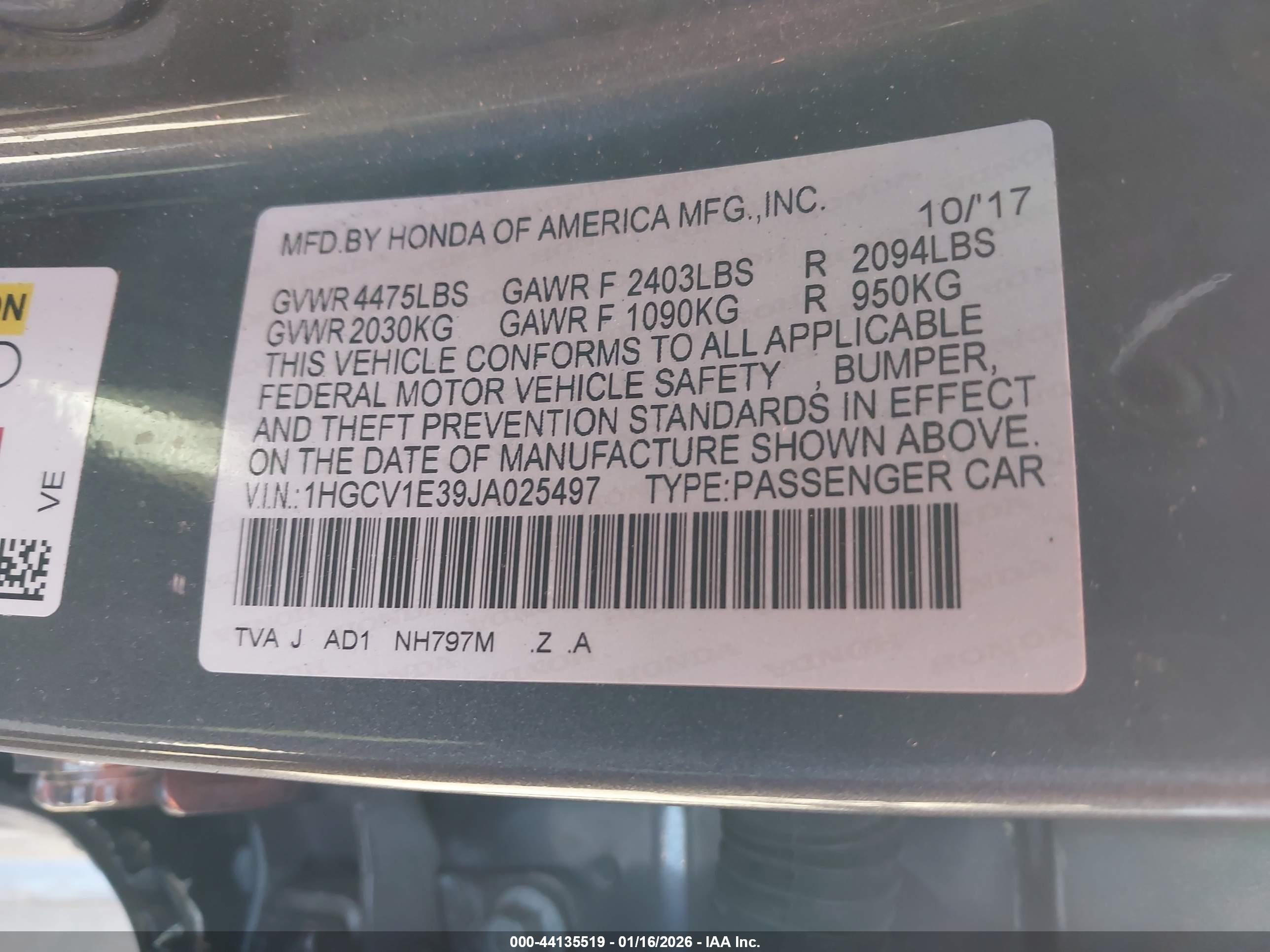 HONDA ACCORD image 9