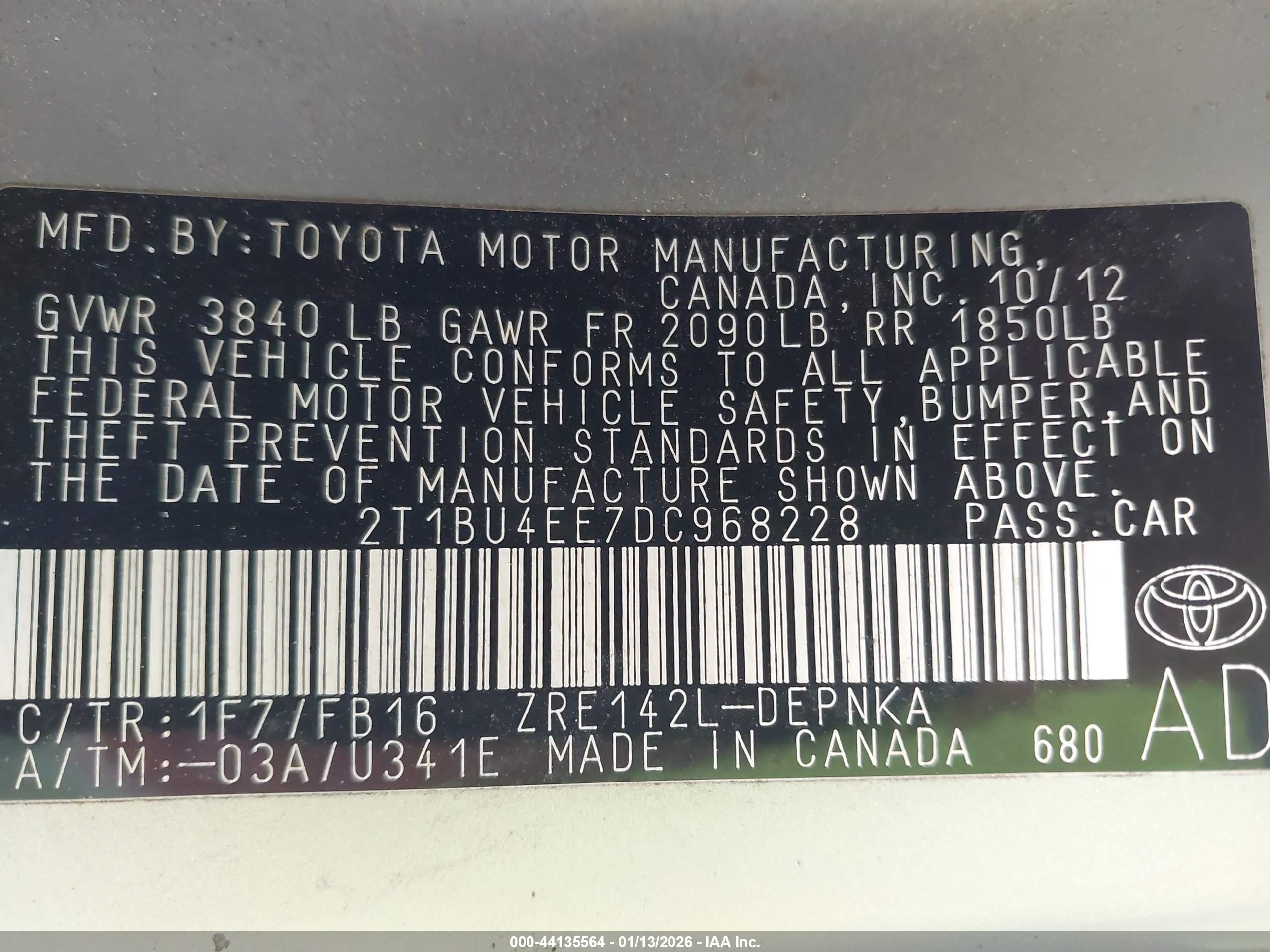 TOYOTA COROLLA image 9