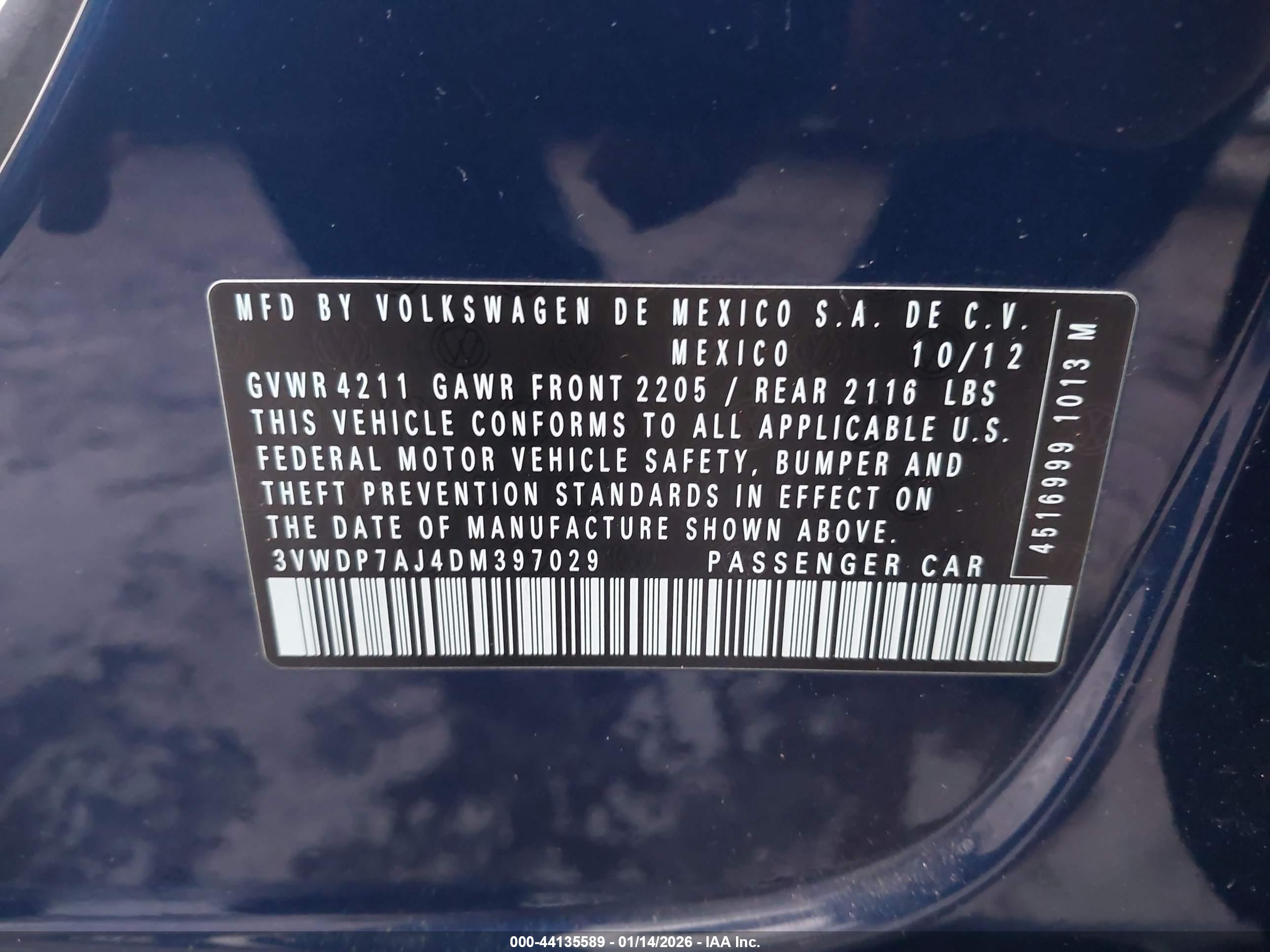 VOLKSWAGEN JETTA image 9