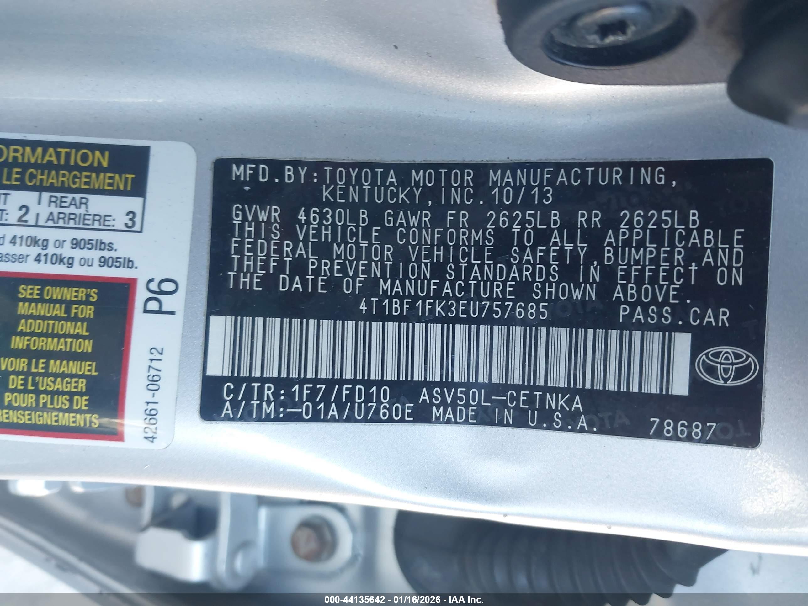 TOYOTA CAMRY image 9