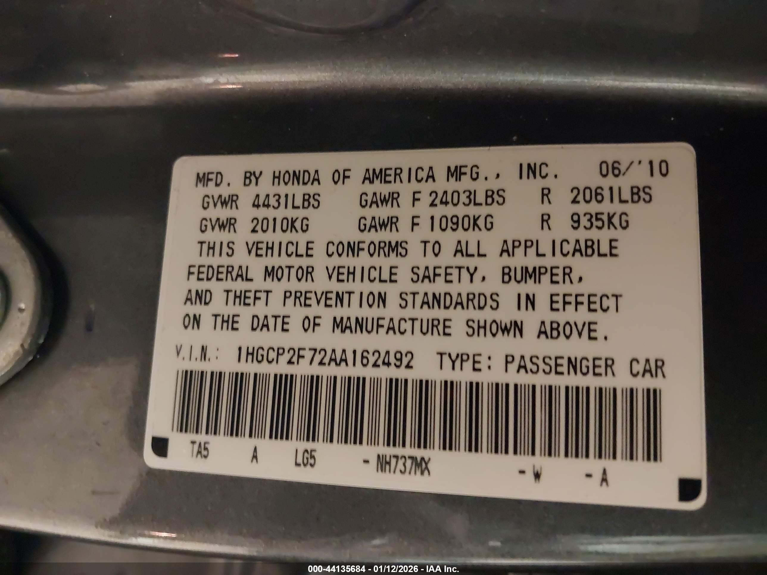 HONDA ACCORD image 9