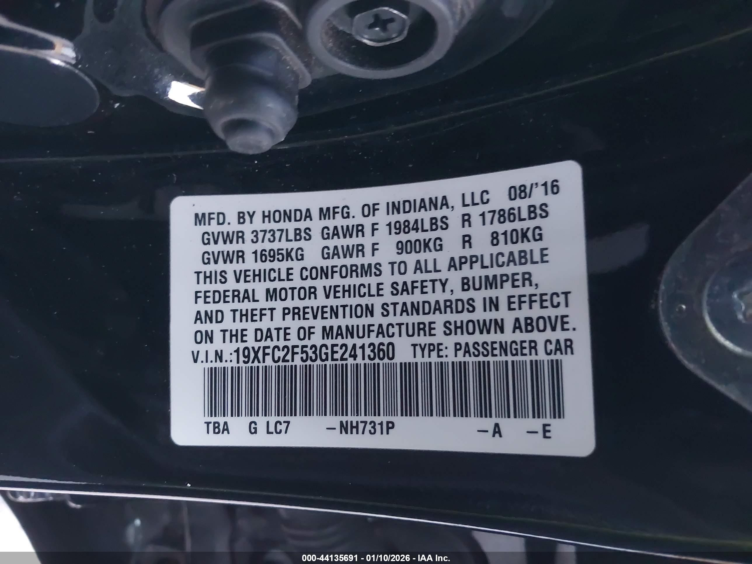 HONDA CIVIC image 9