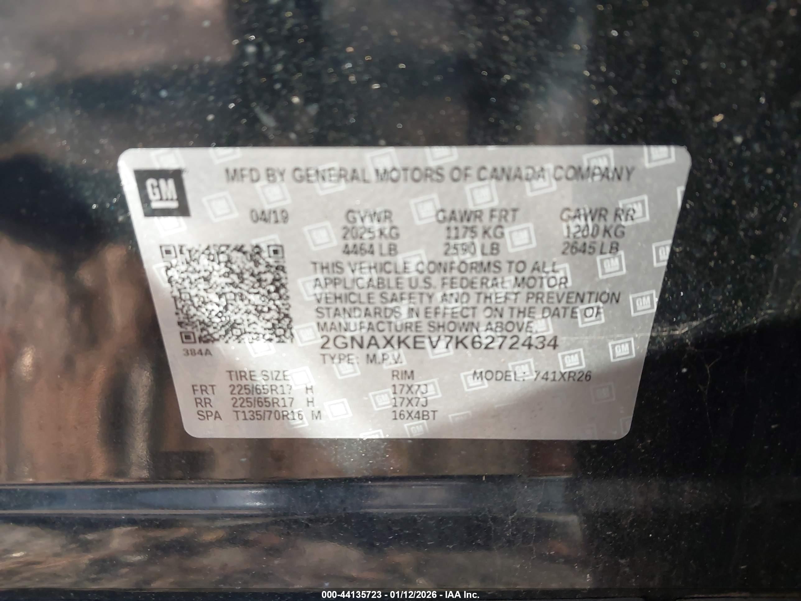 CHEVROLET EQUINOX image 9