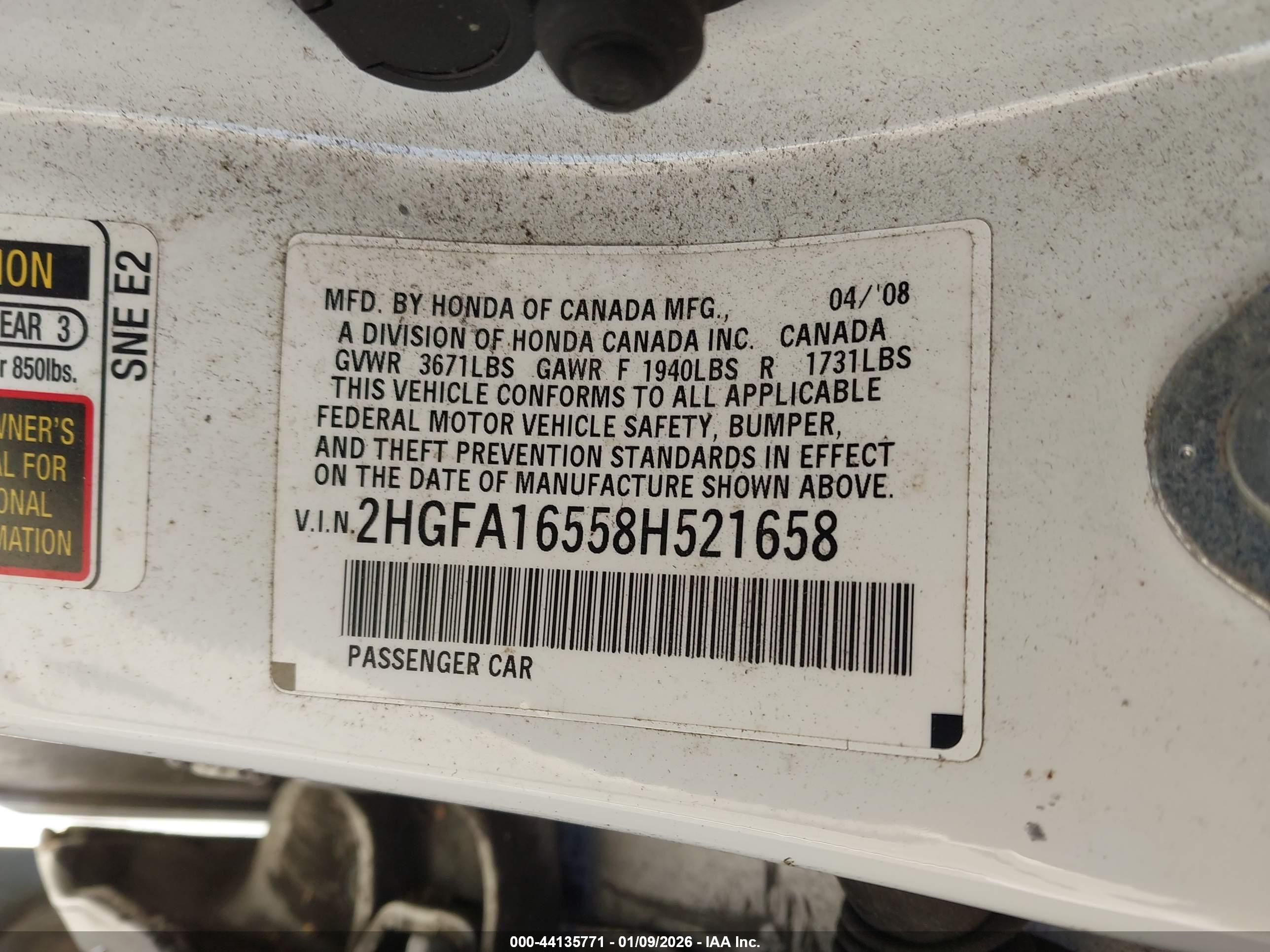 HONDA CIVIC image 9