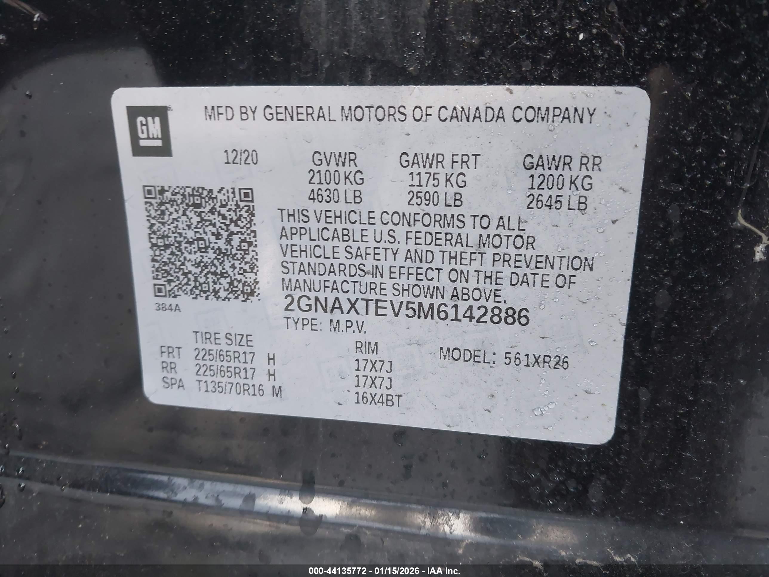 CHEVROLET EQUINOX image 9