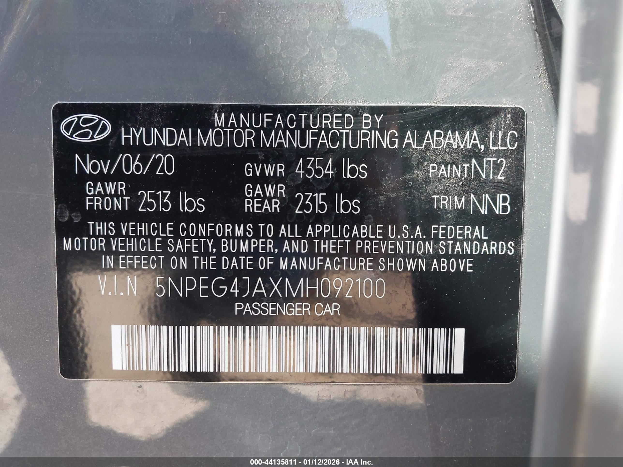 HYUNDAI SONATA image 9