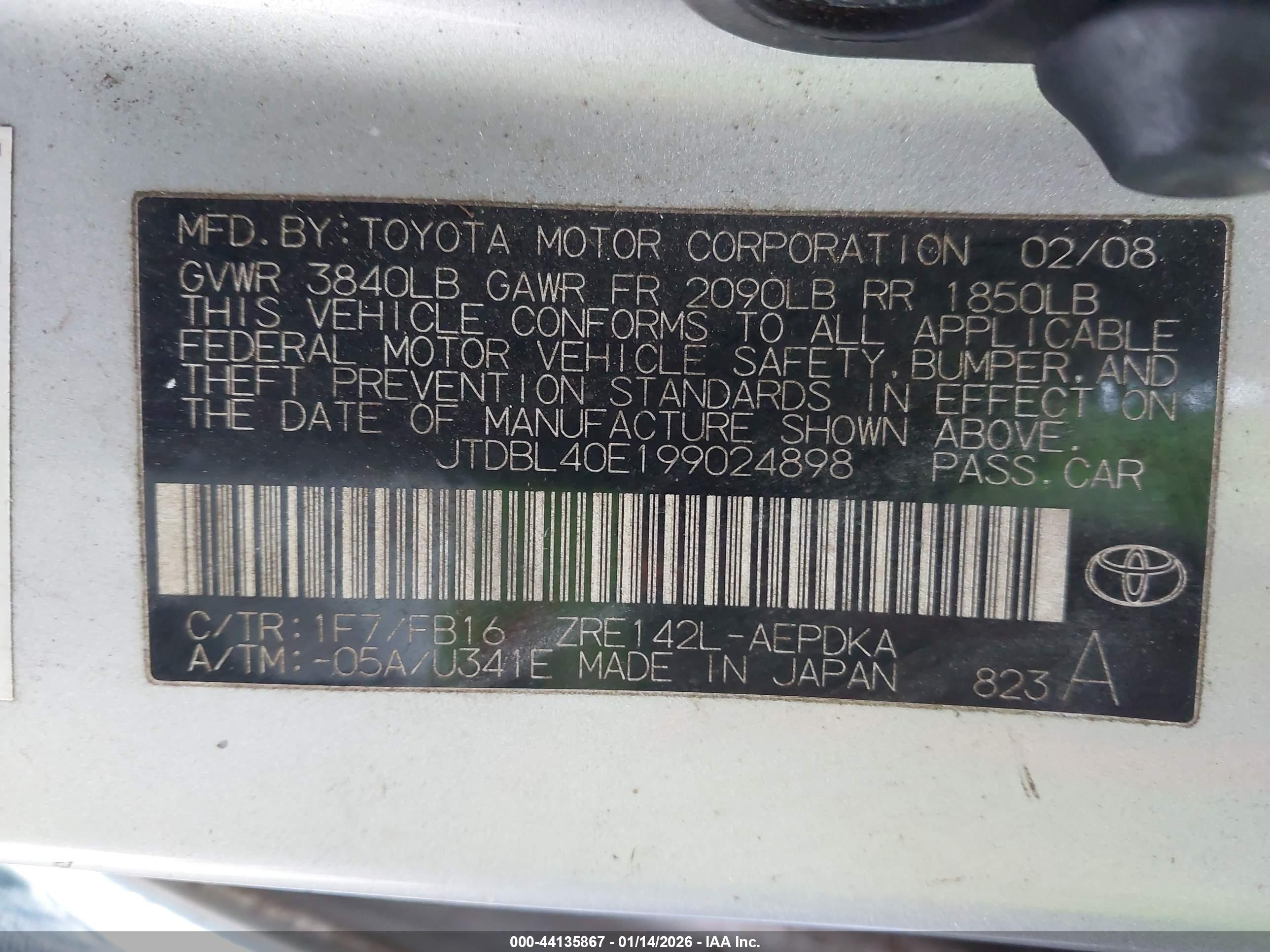 TOYOTA COROLLA image 9