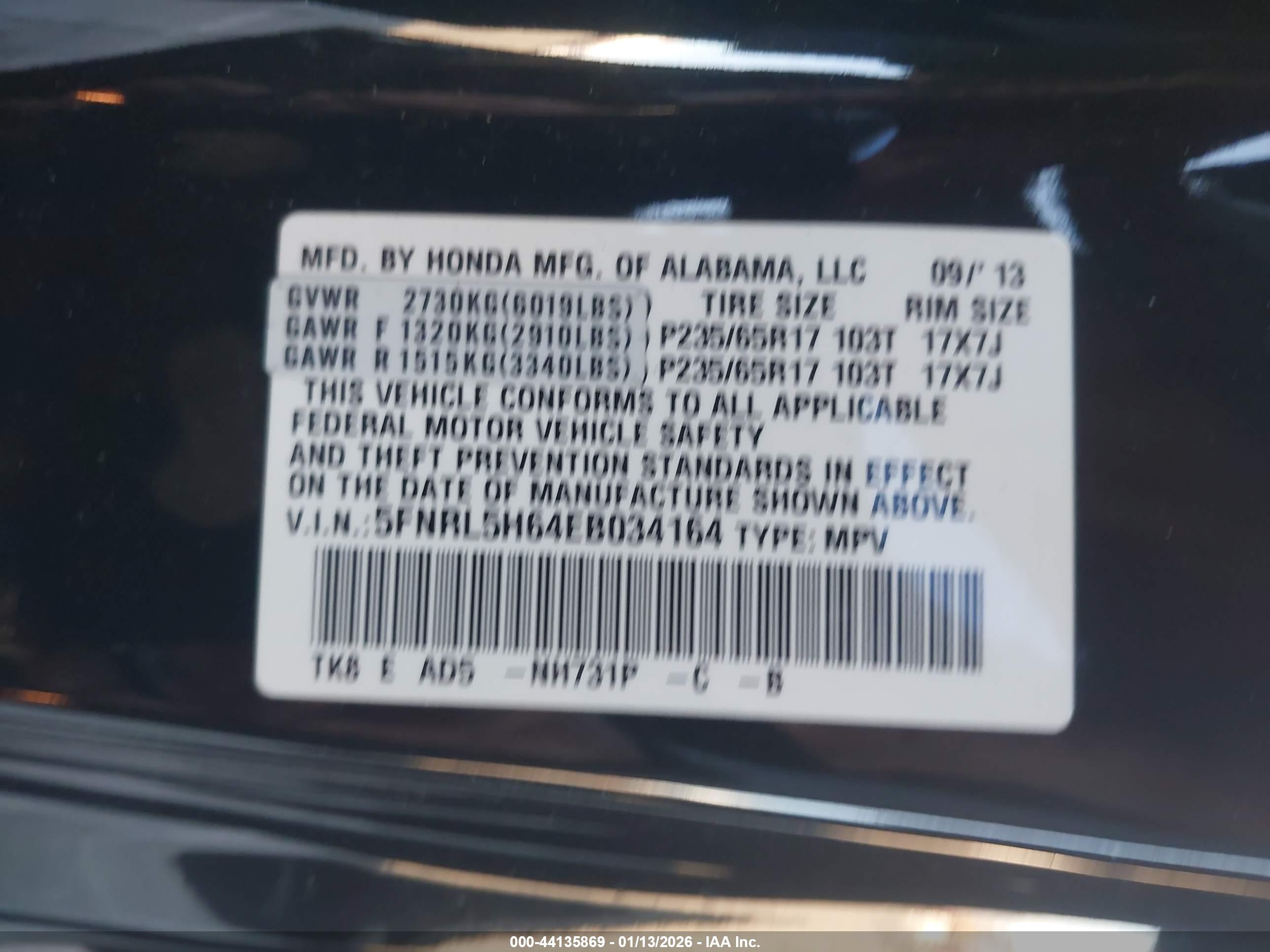 HONDA ODYSSEY image 9