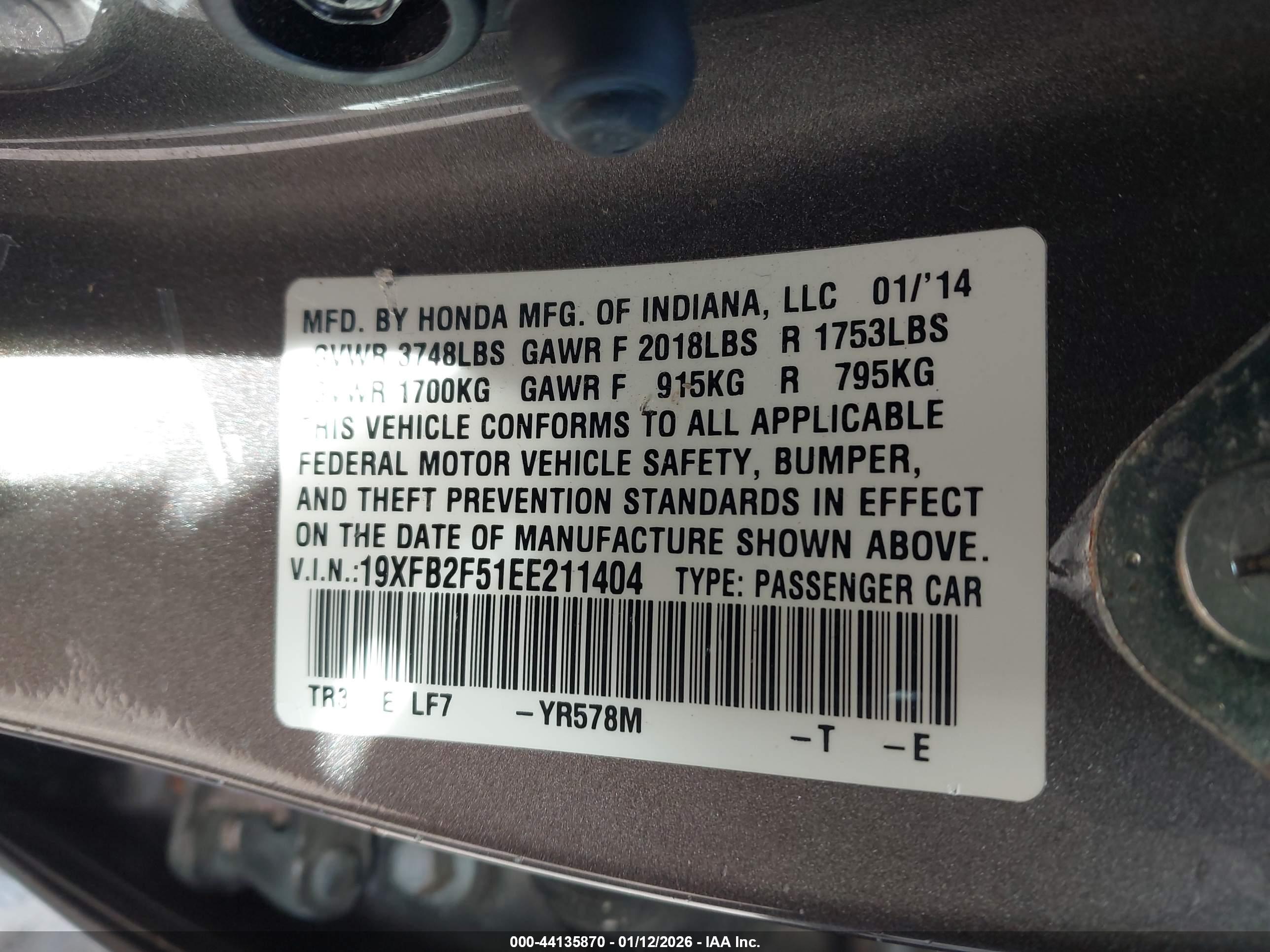 HONDA CIVIC image 9