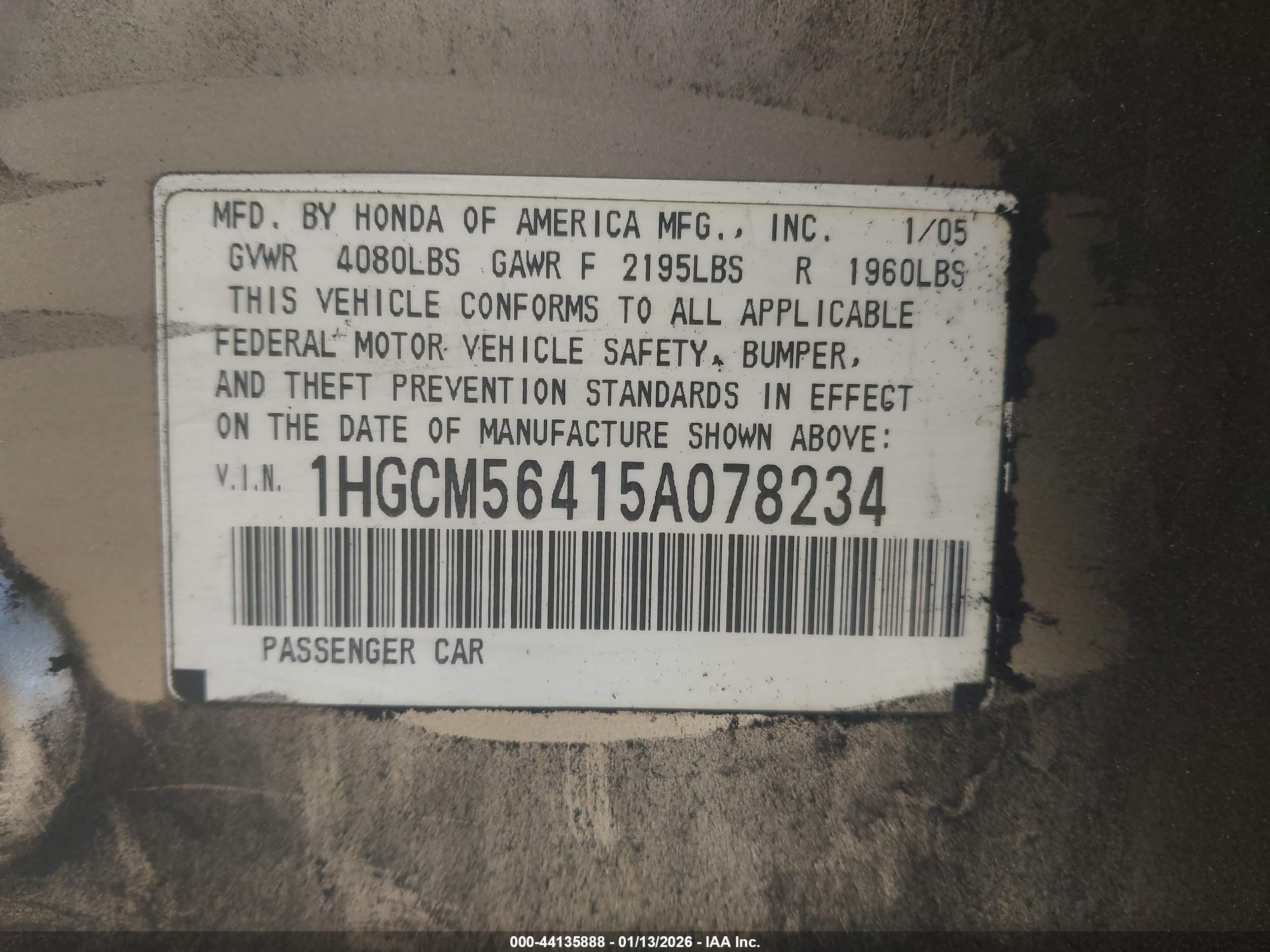 HONDA ACCORD image 9