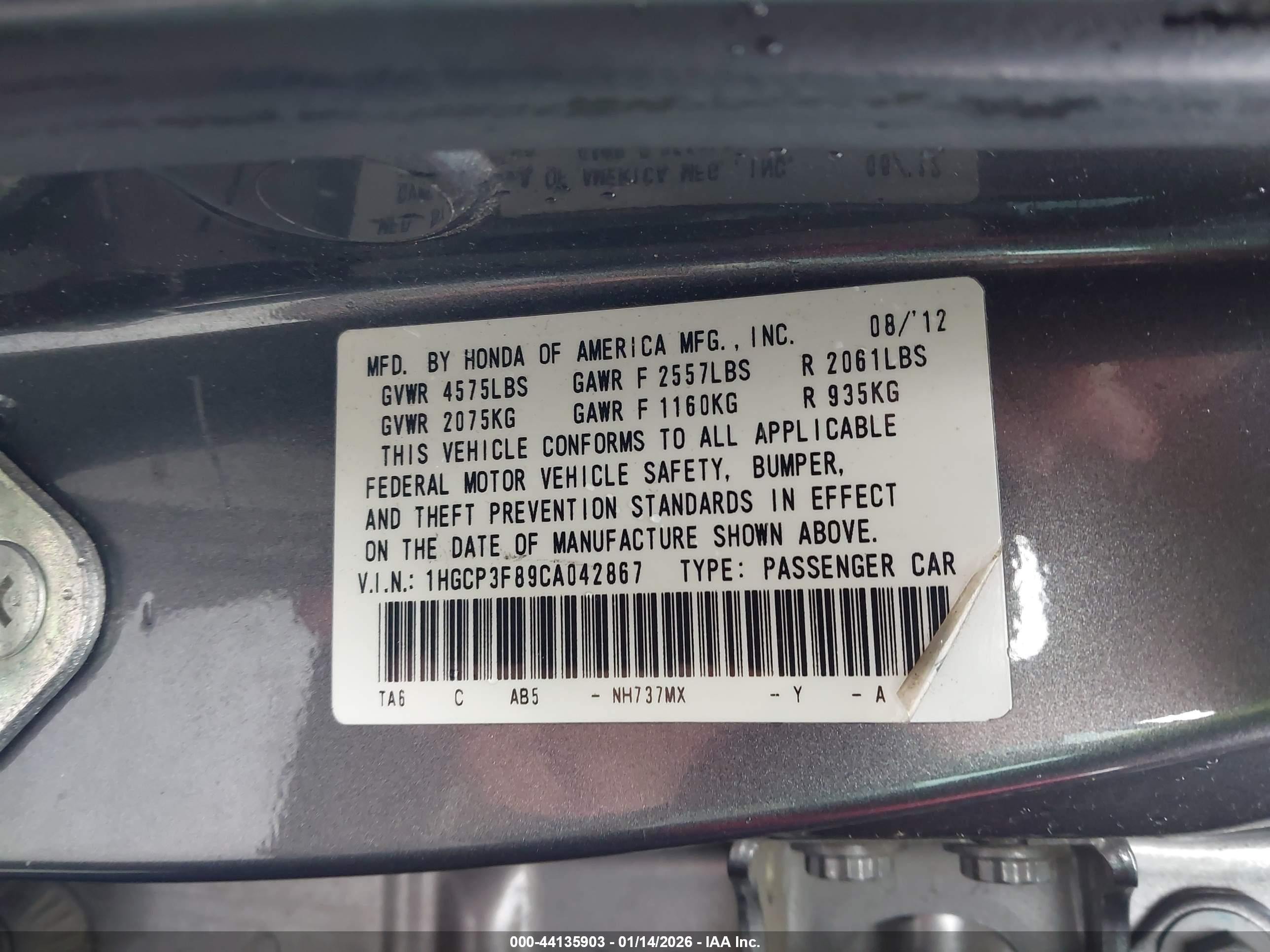 HONDA ACCORD image 9