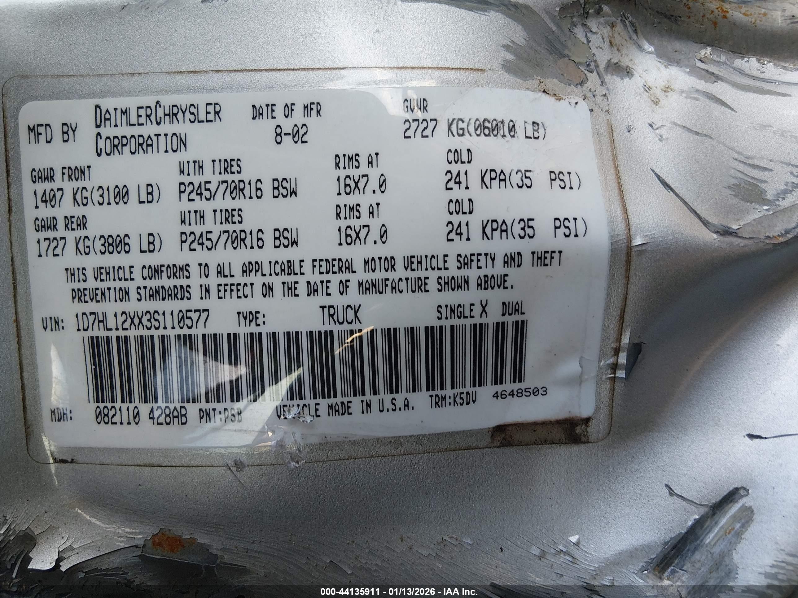 DODGE DAKOTA image 9