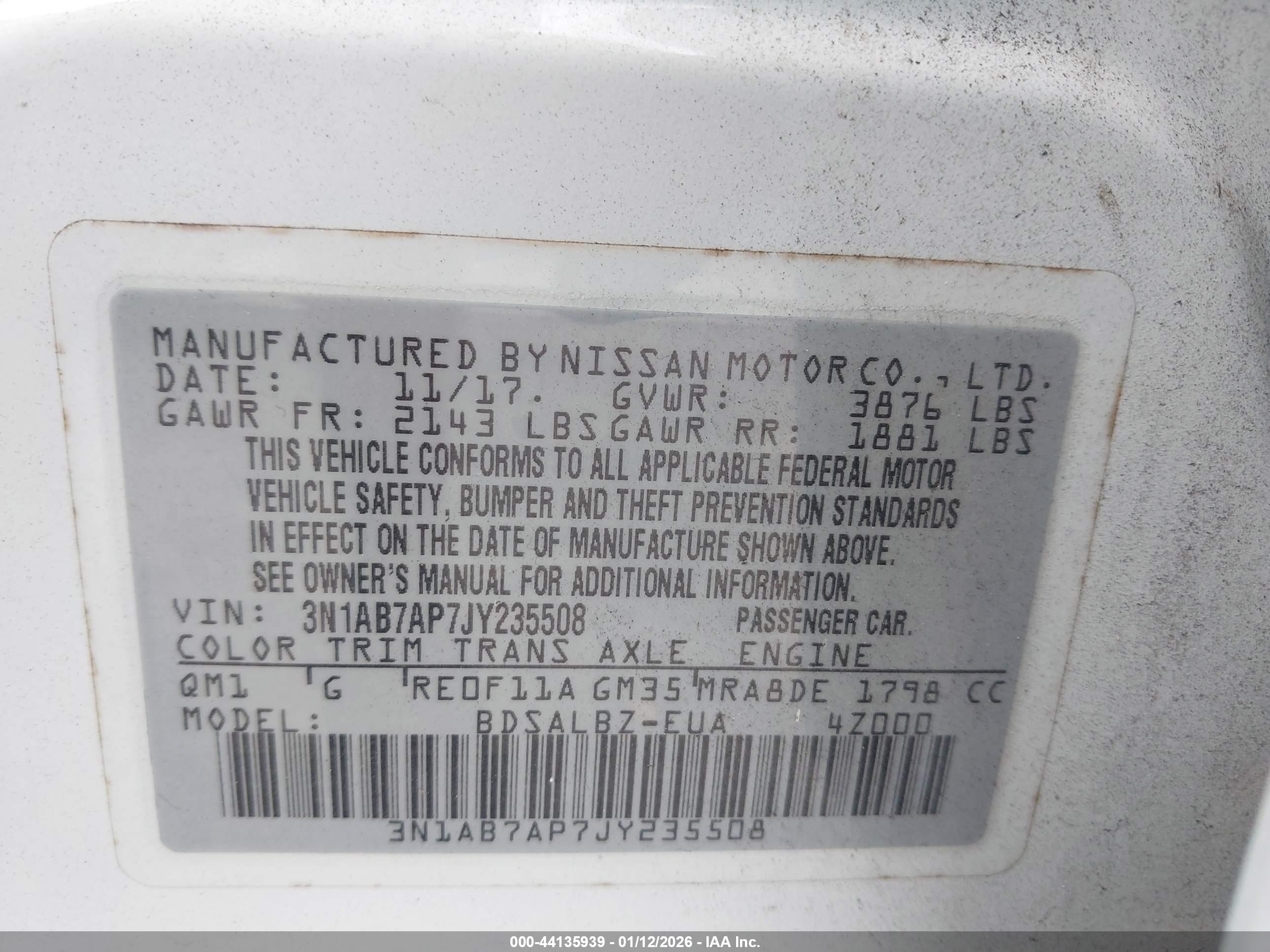 NISSAN SENTRA image 9