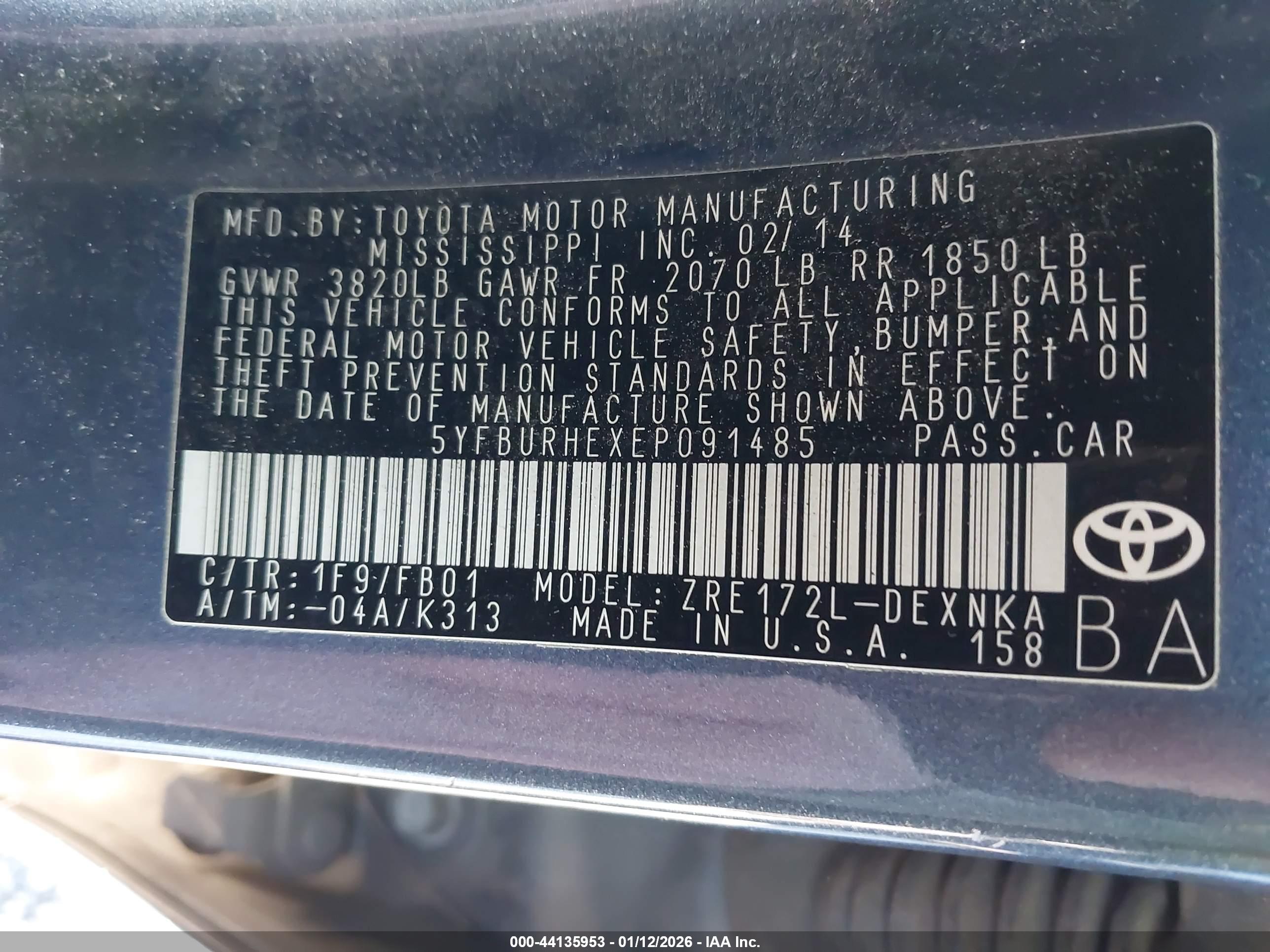 TOYOTA COROLLA image 9