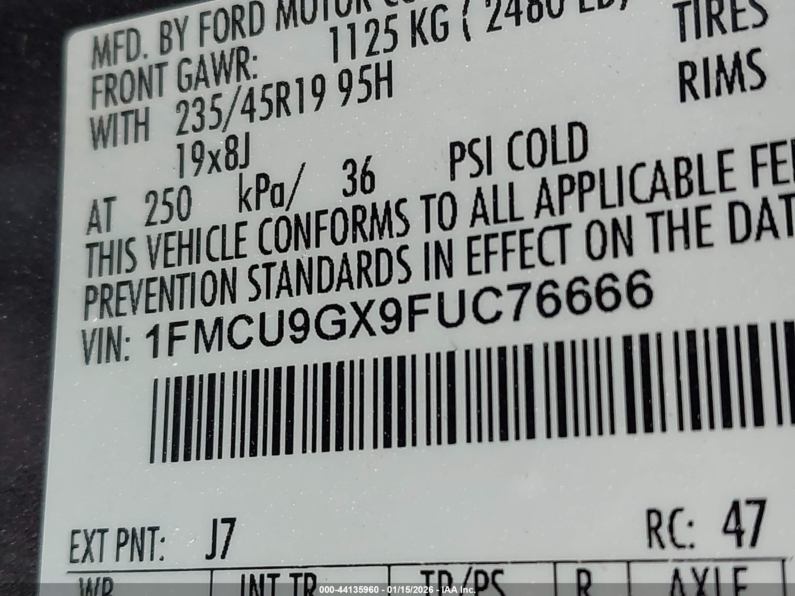 FORD ESCAPE image 9