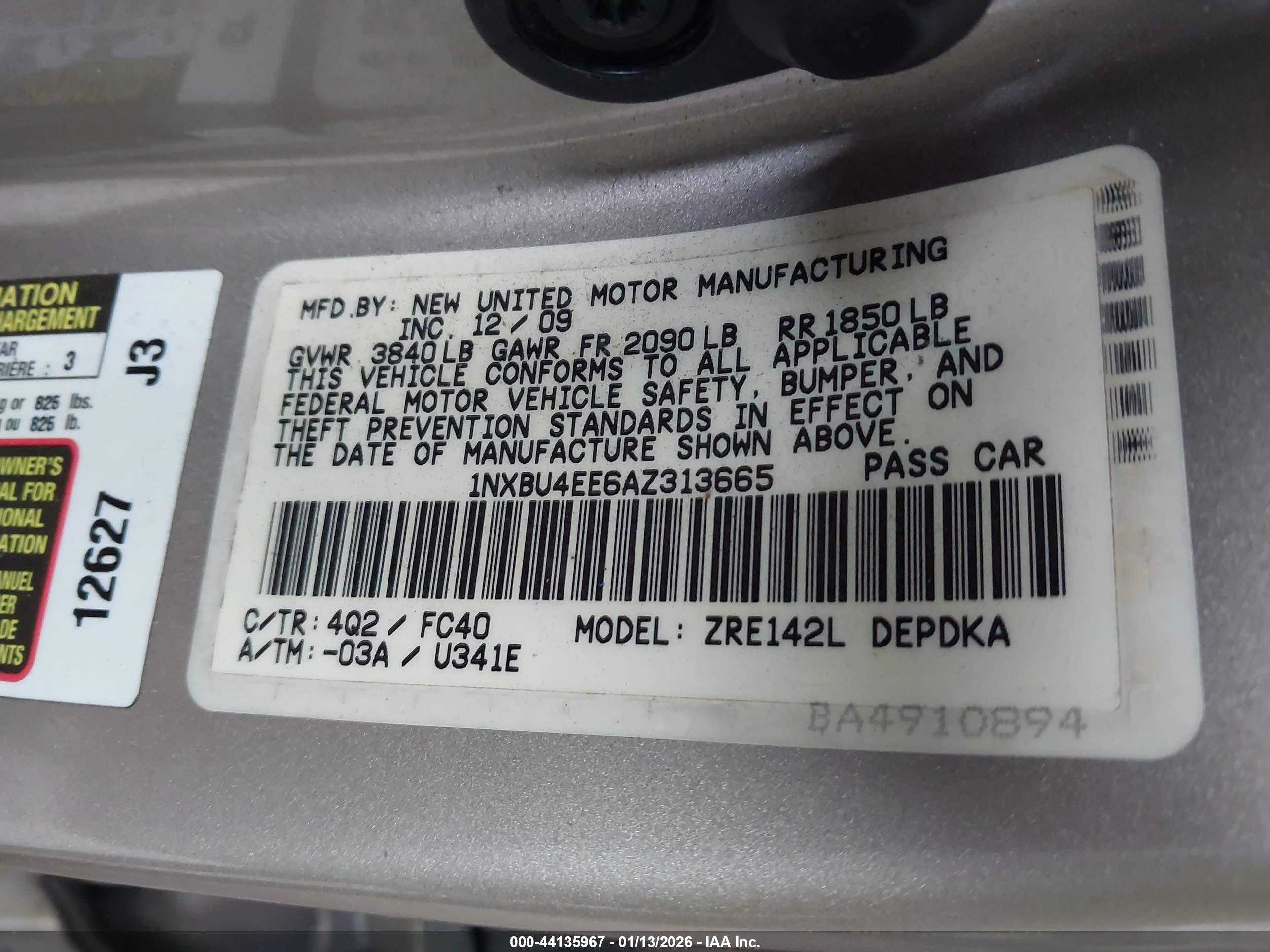 TOYOTA COROLLA image 9