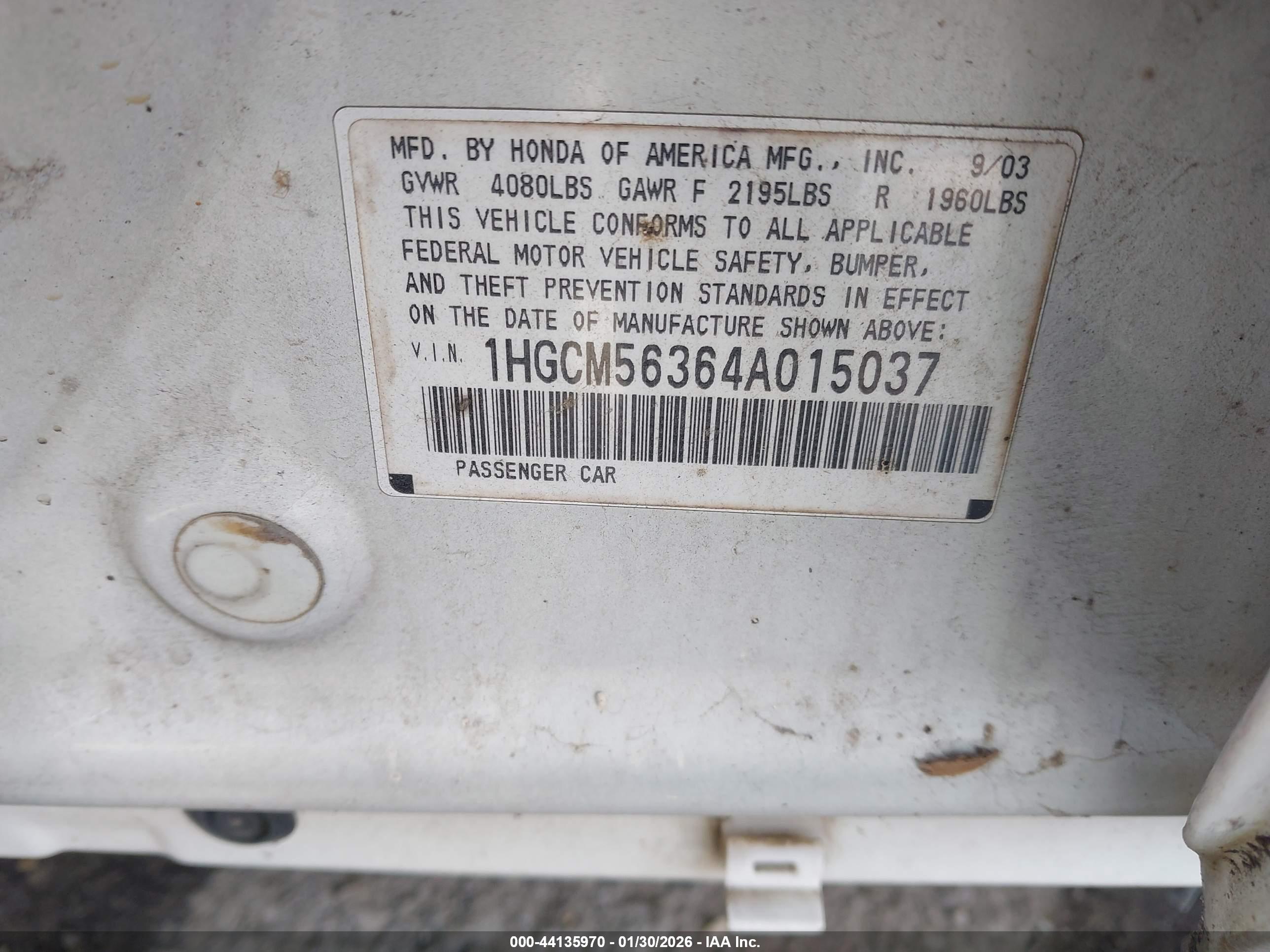 HONDA ACCORD image 9