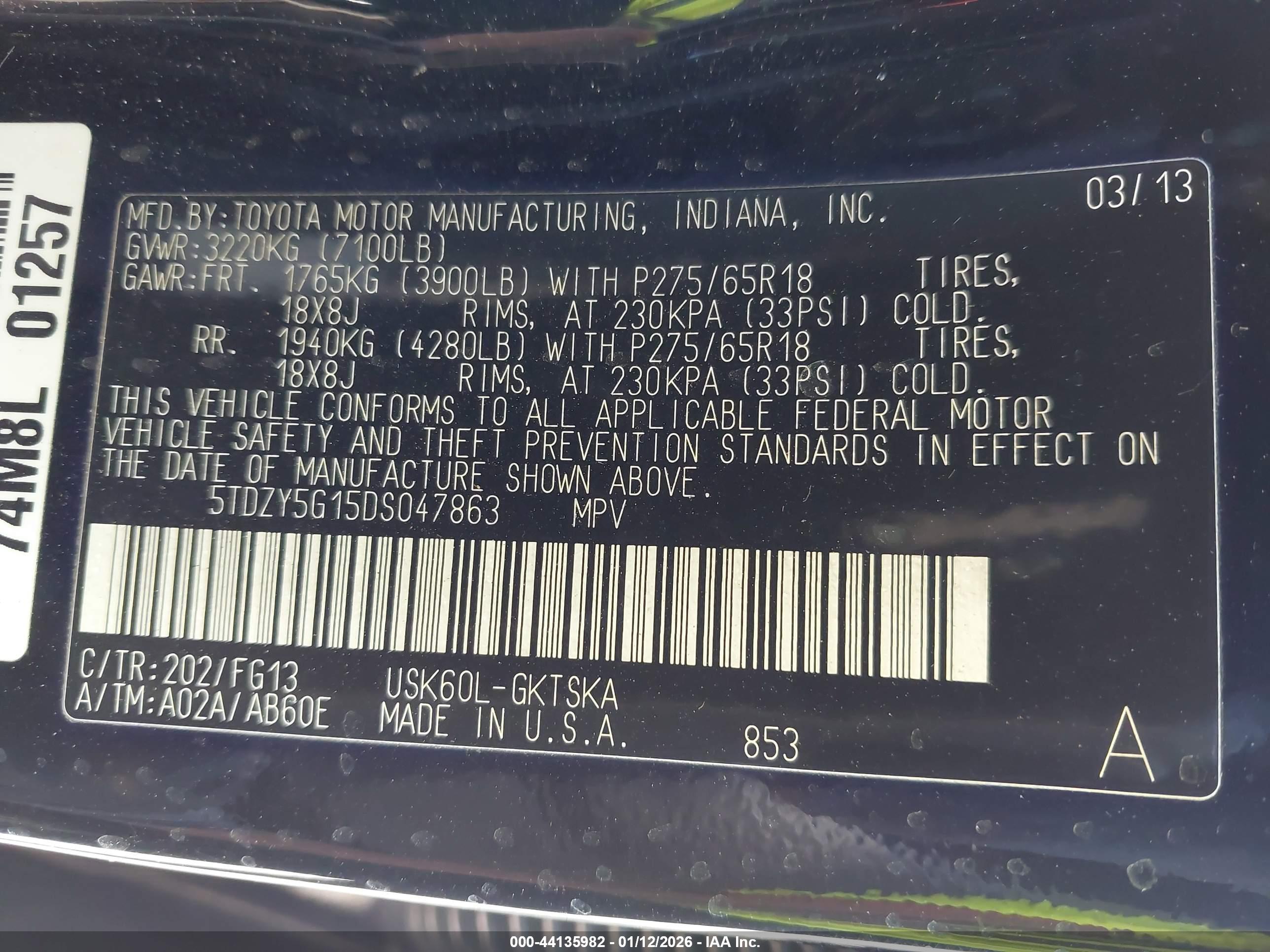 TOYOTA SEQUOIA image 9