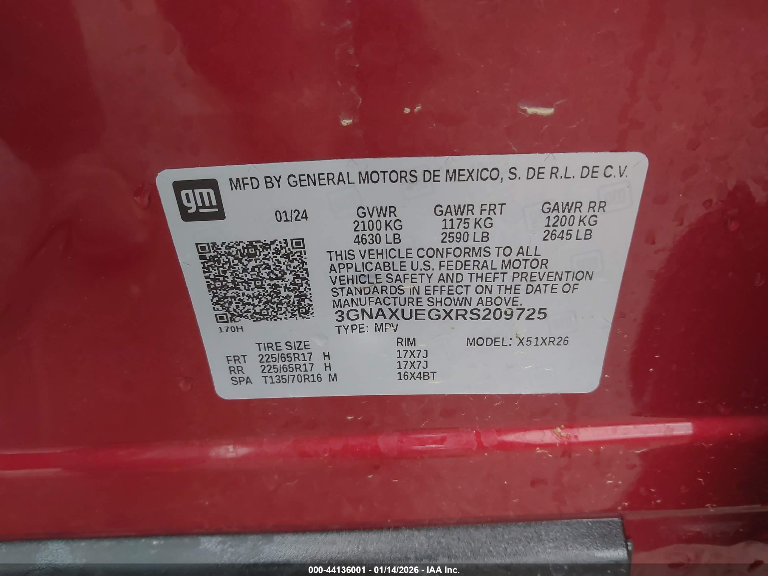 CHEVROLET EQUINOX image 9