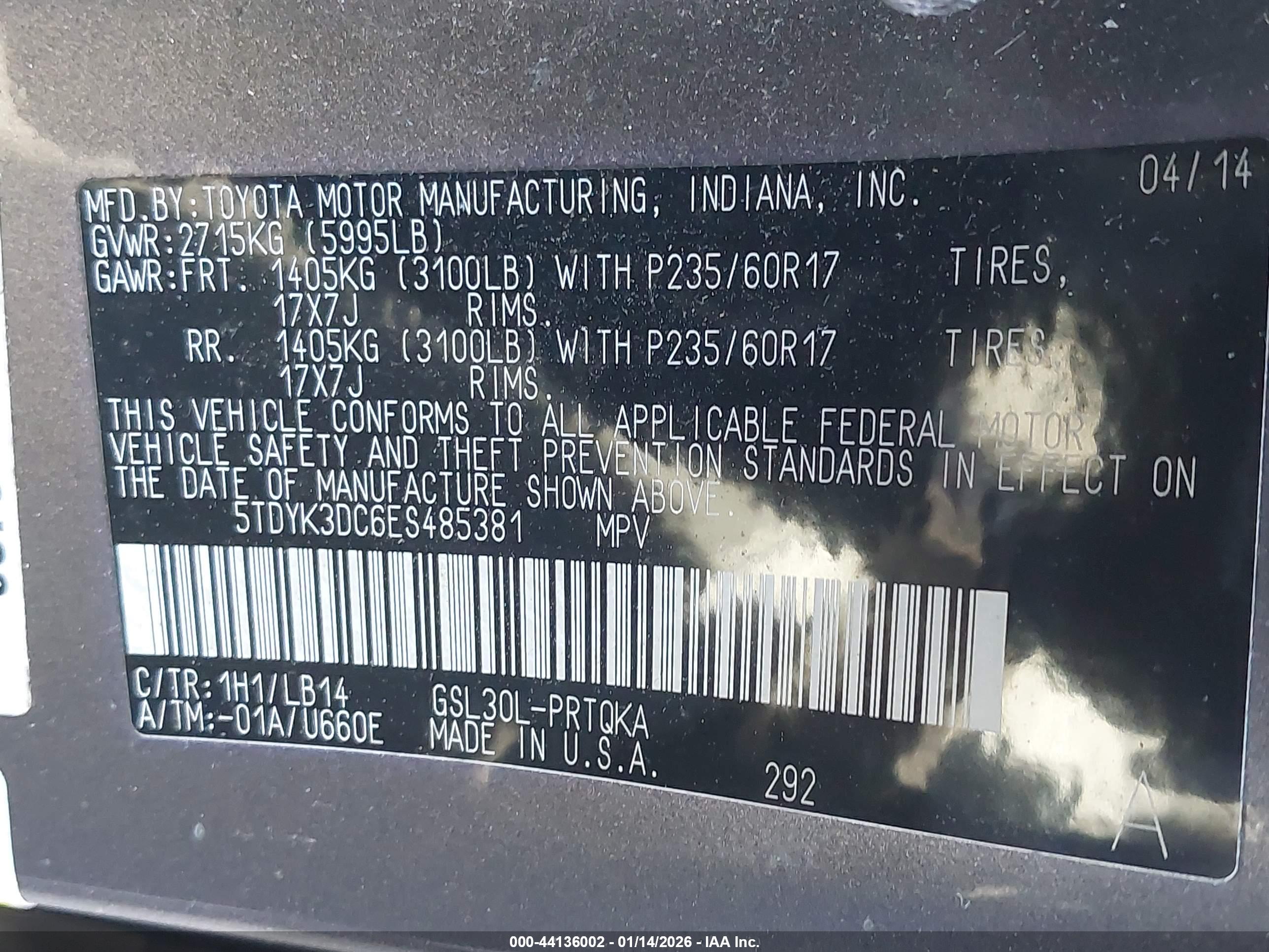TOYOTA SIENNA image 9