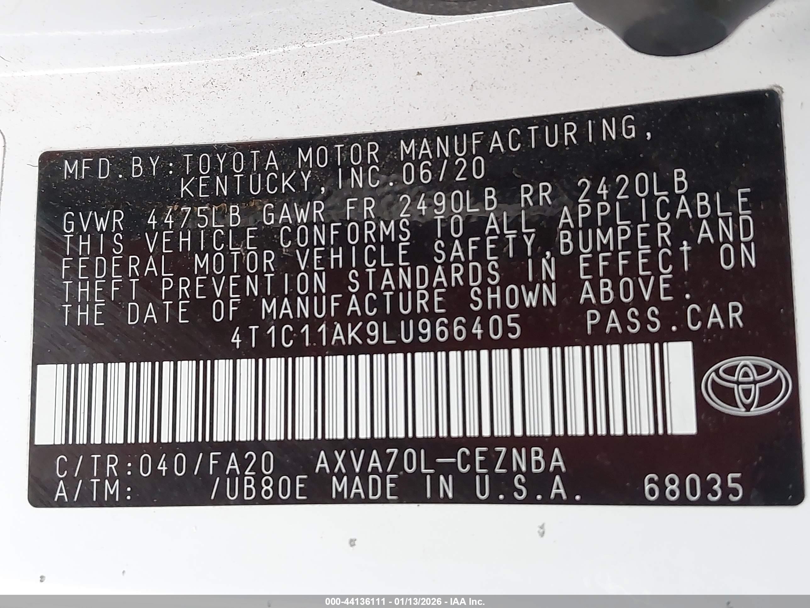 TOYOTA CAMRY image 9