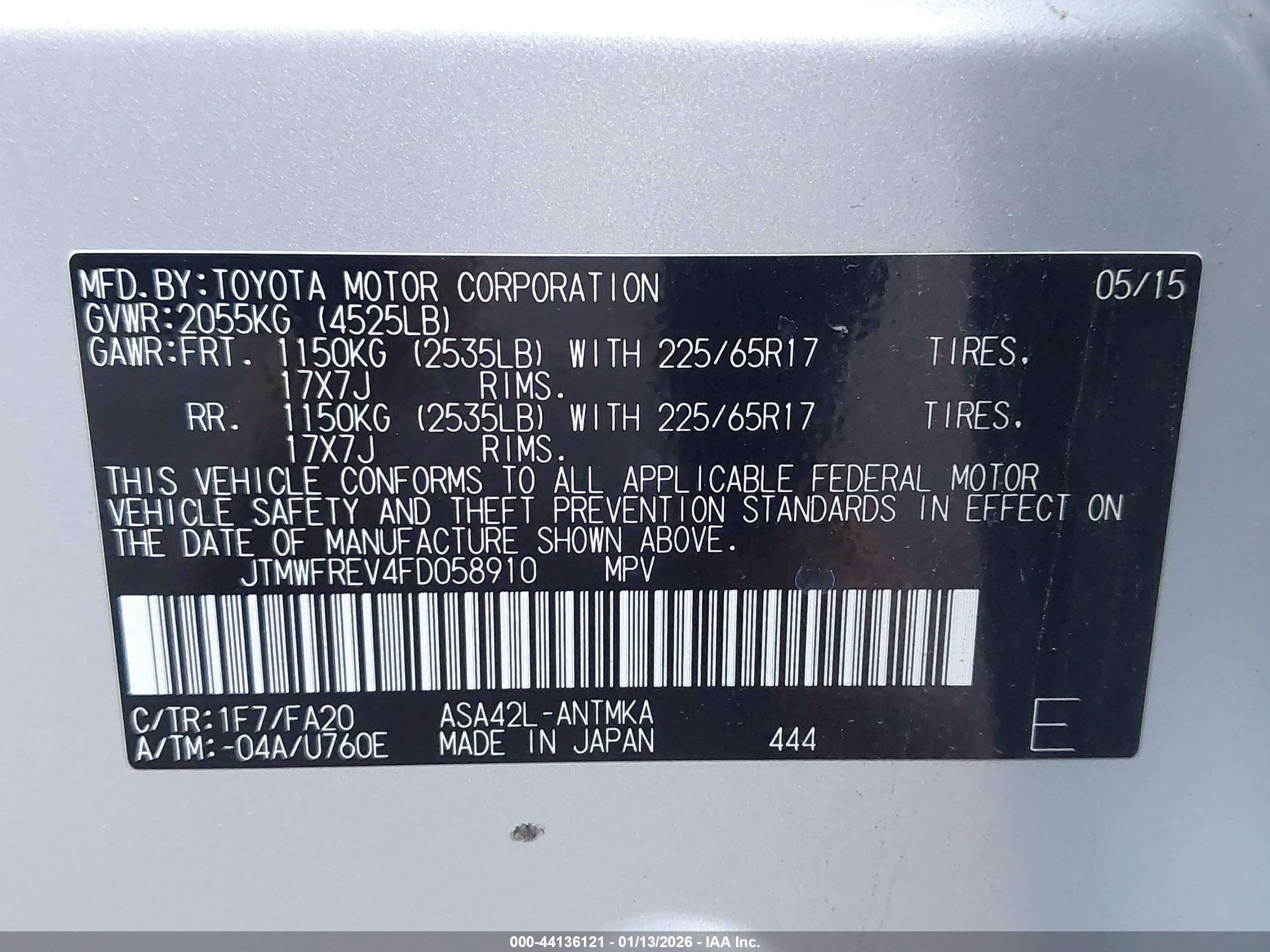 TOYOTA RAV4 image 9