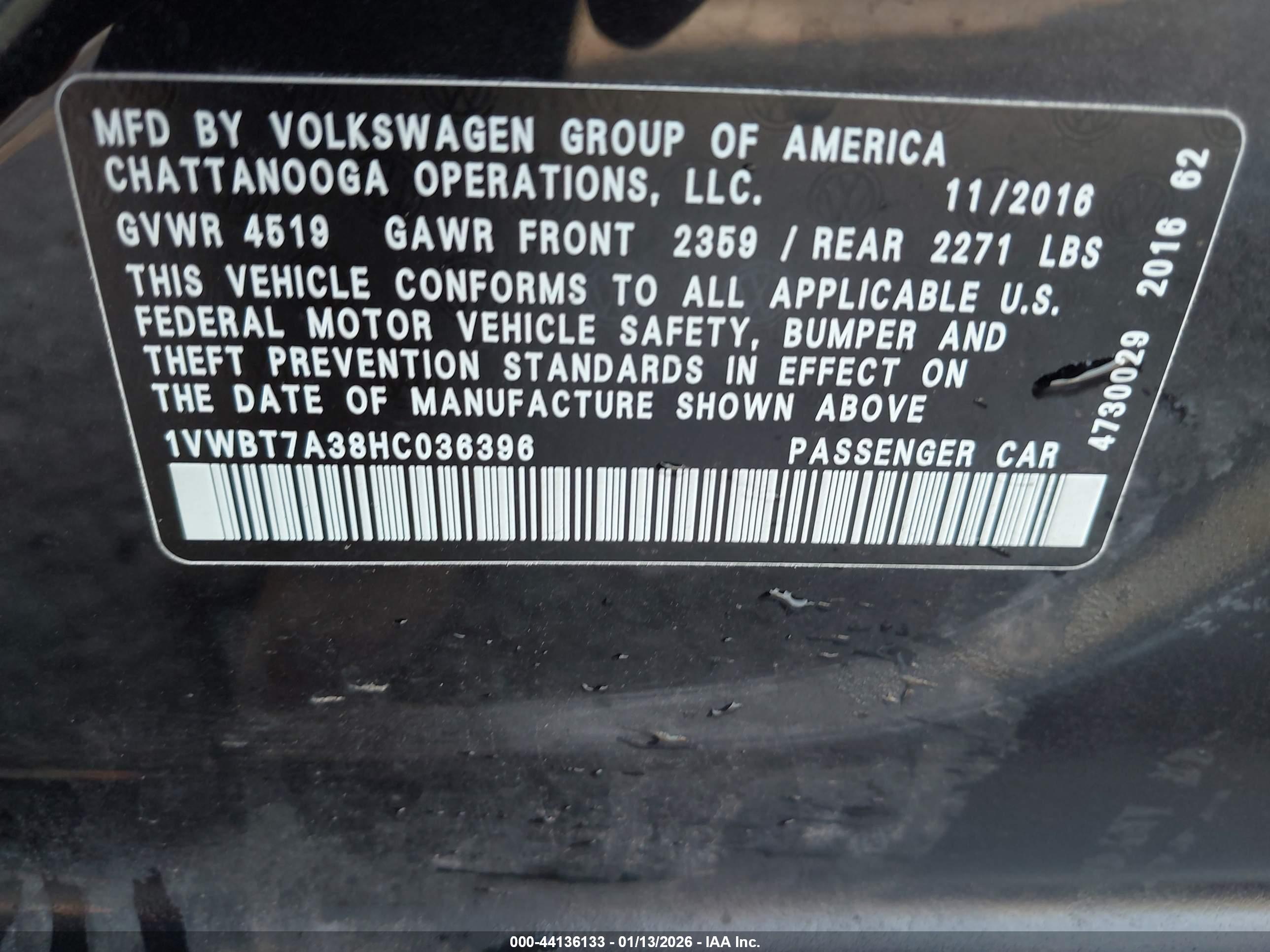 VOLKSWAGEN PASSAT image 9