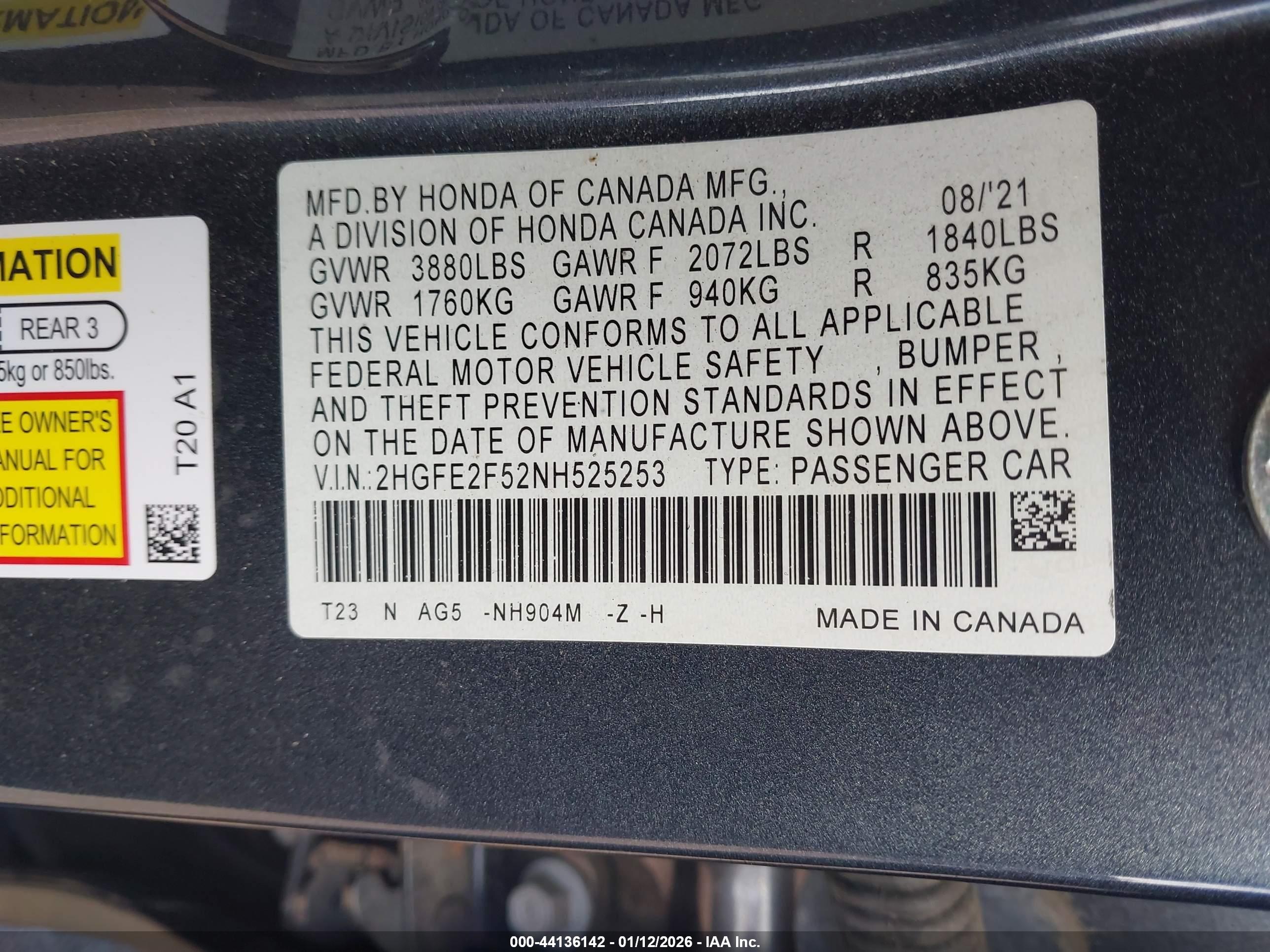 HONDA CIVIC image 9