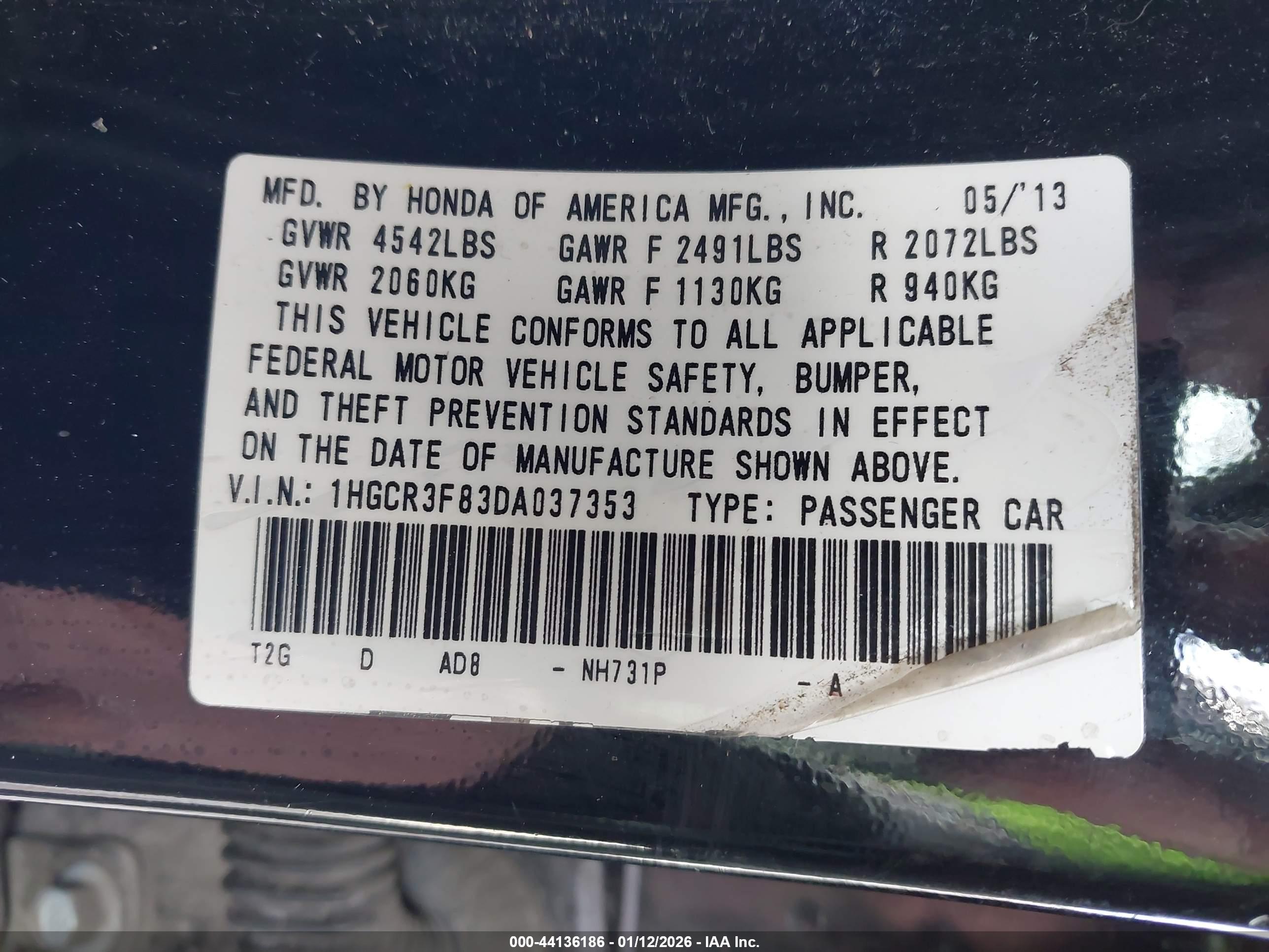 HONDA ACCORD image 9