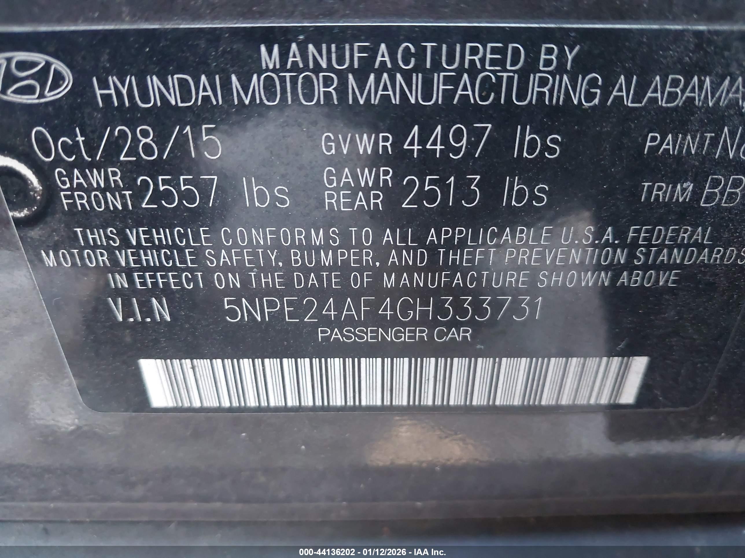HYUNDAI SONATA image 9