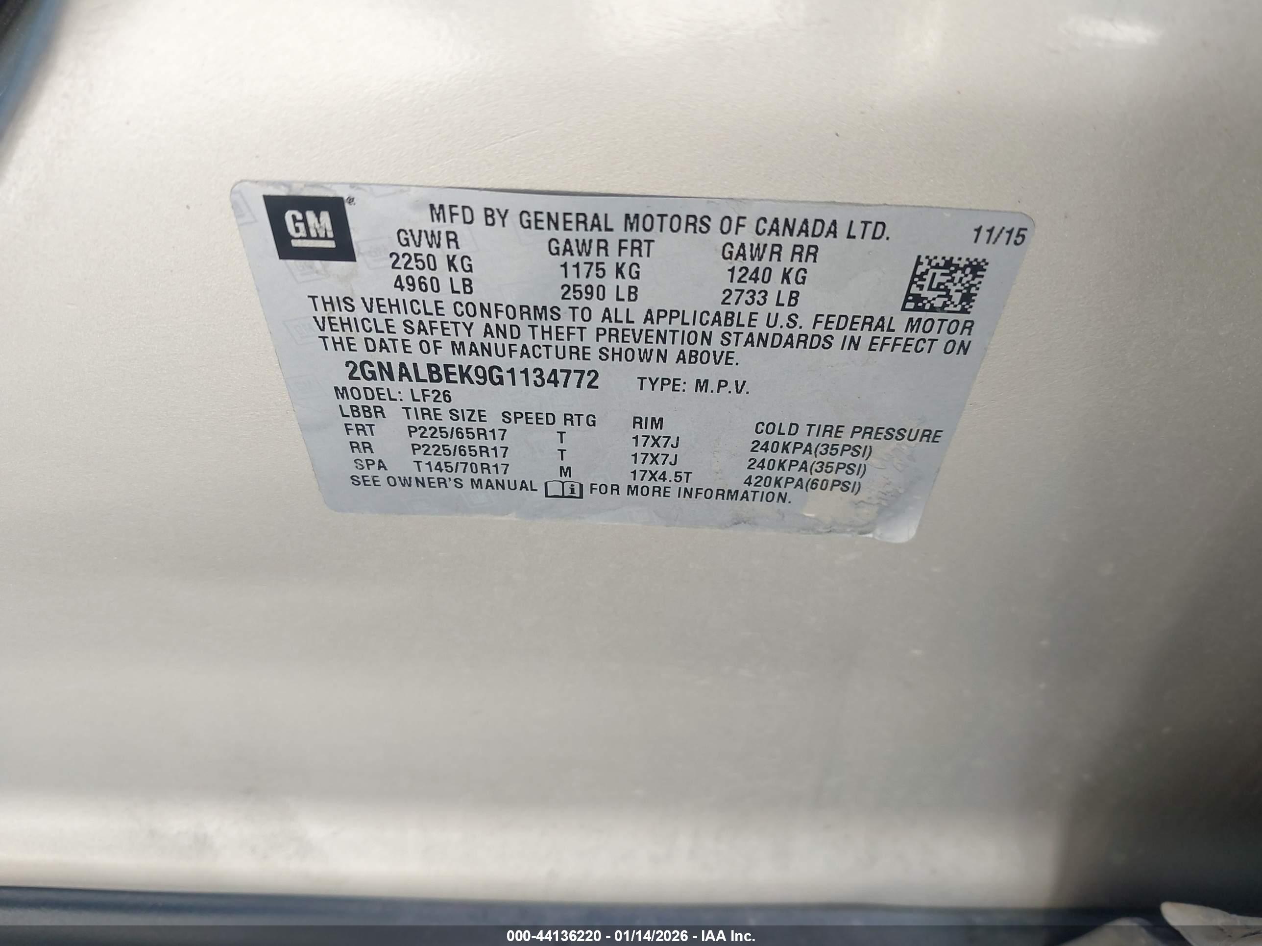 CHEVROLET EQUINOX image 9