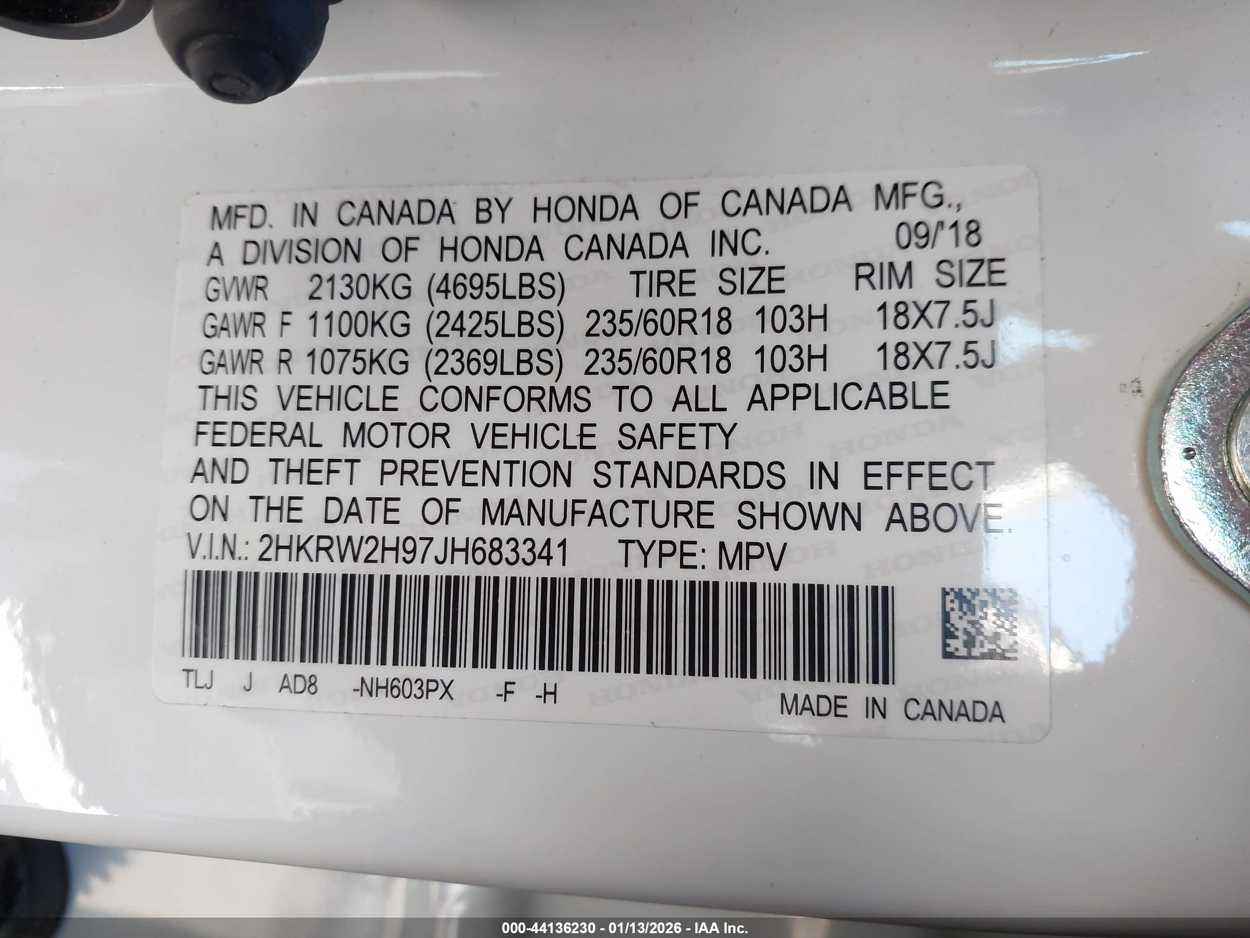 HONDA CR-V image 9