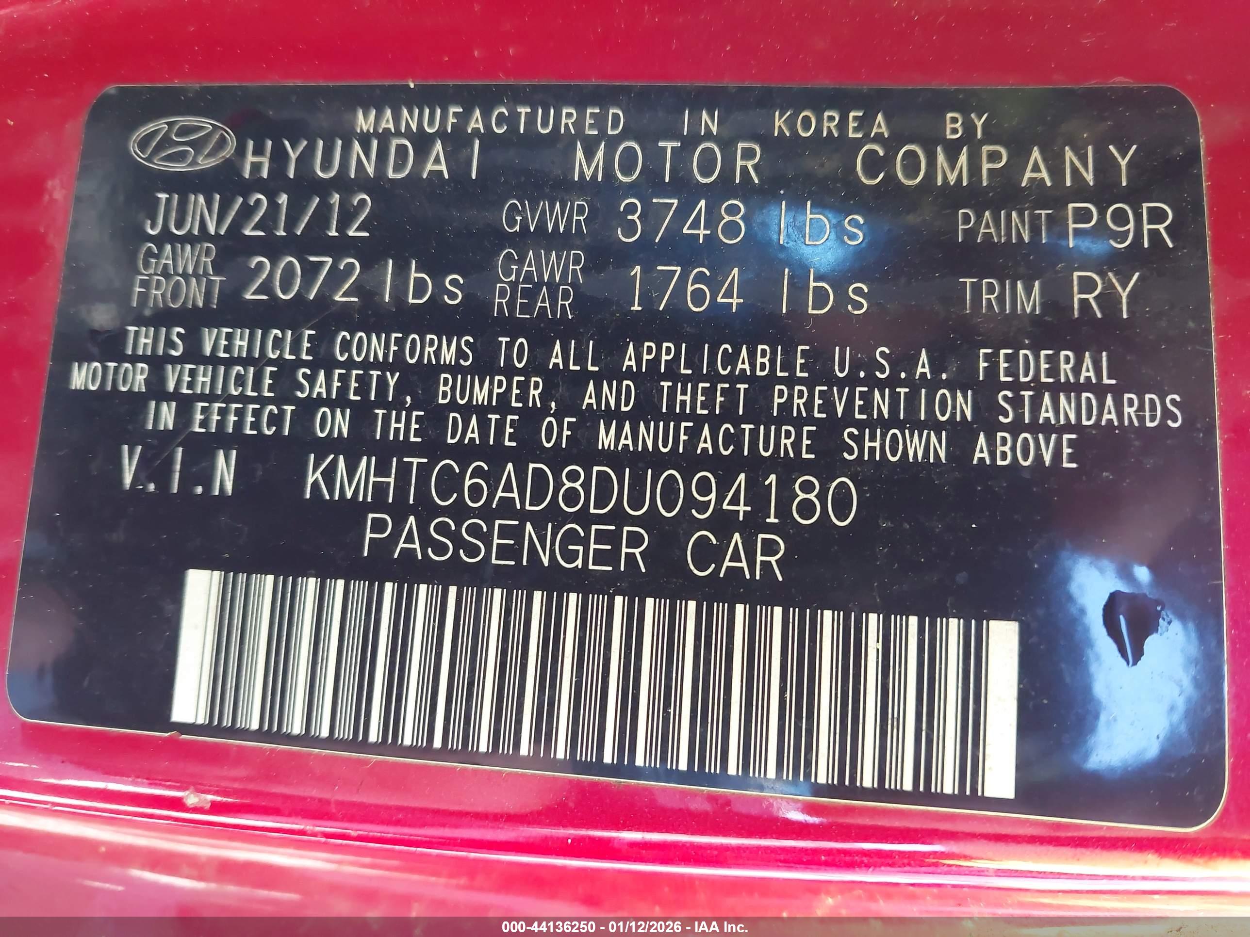 HYUNDAI VELOSTER image 9