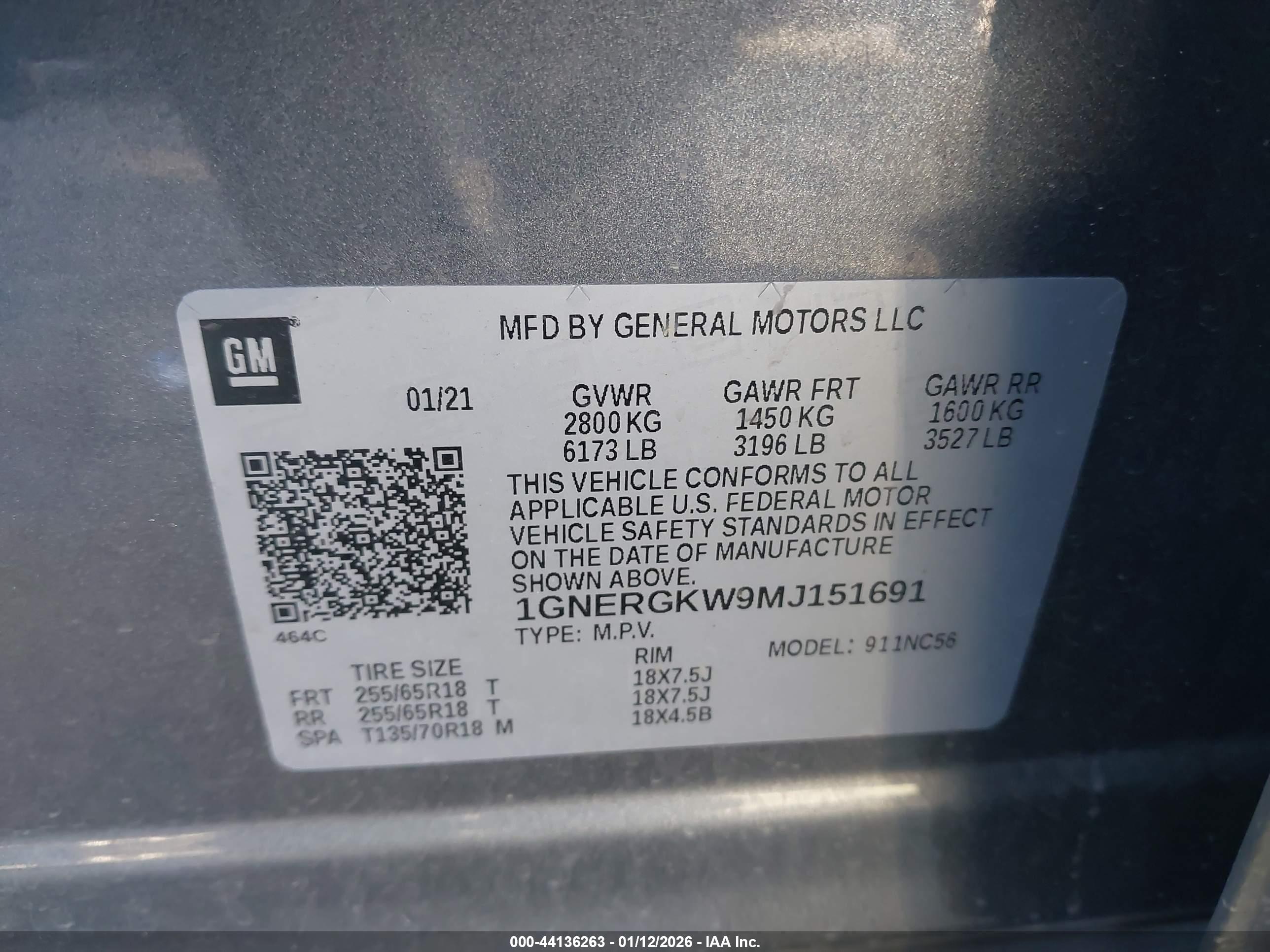 CHEVROLET TRAVERSE image 9