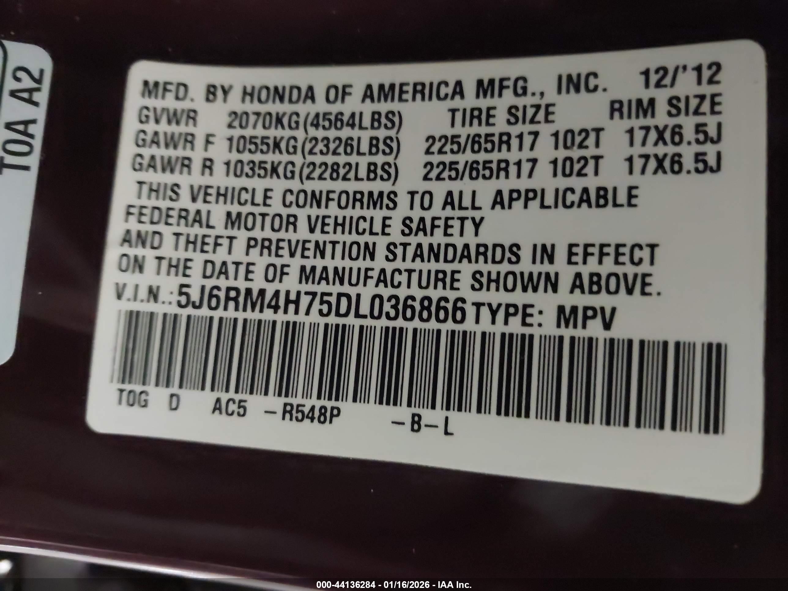 HONDA CR-V image 9