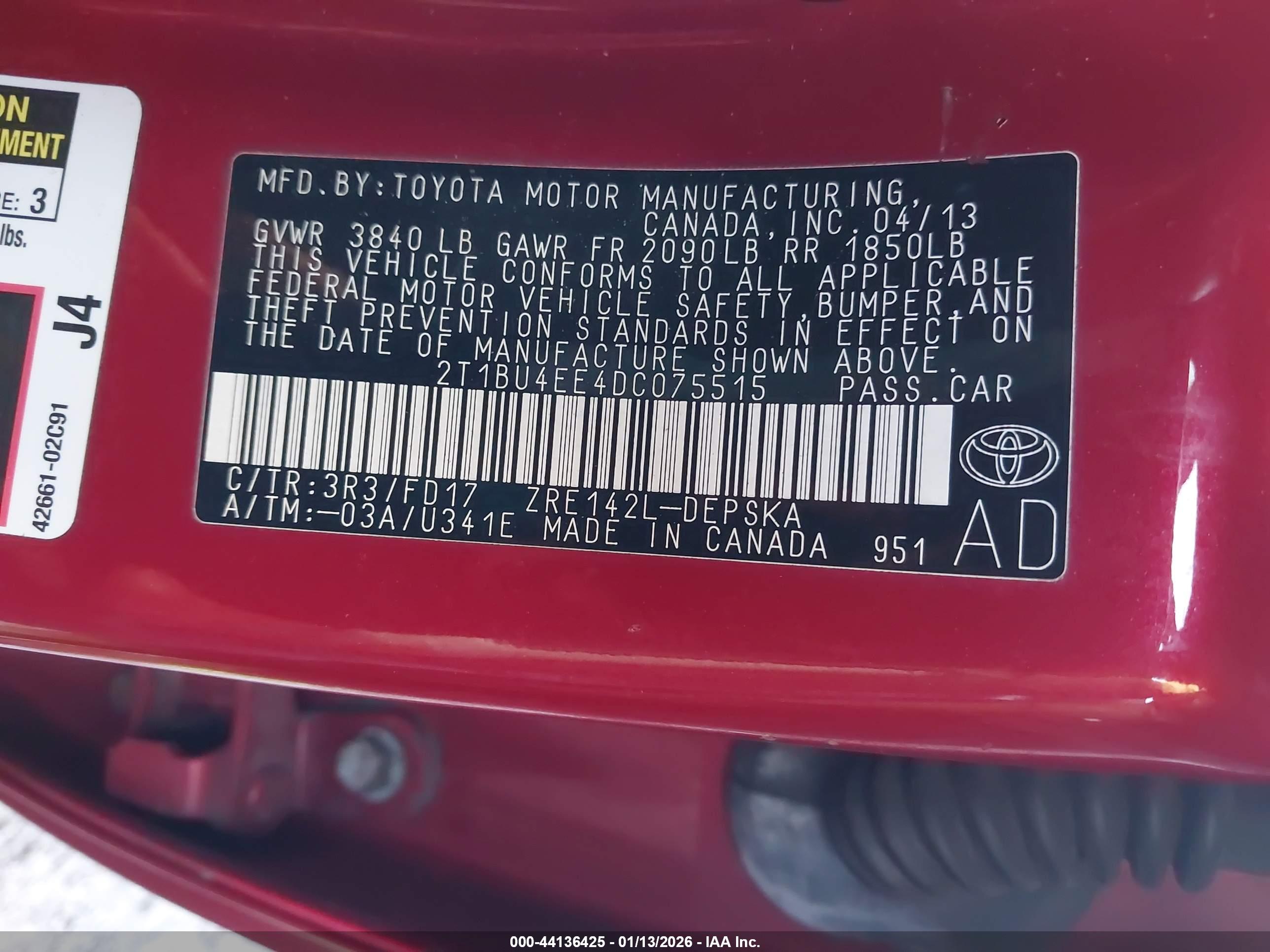 TOYOTA COROLLA image 9