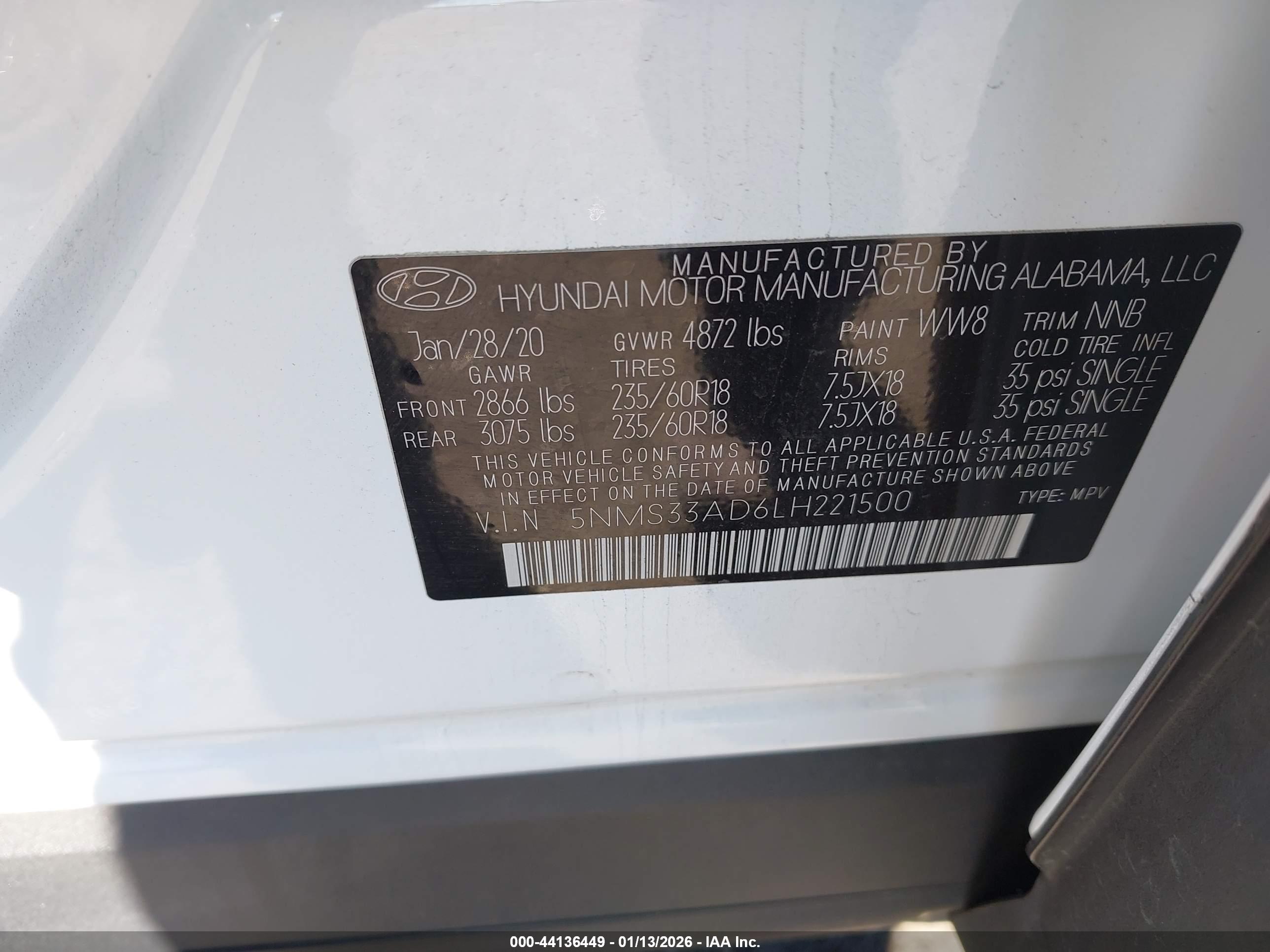 HYUNDAI SANTA image 9