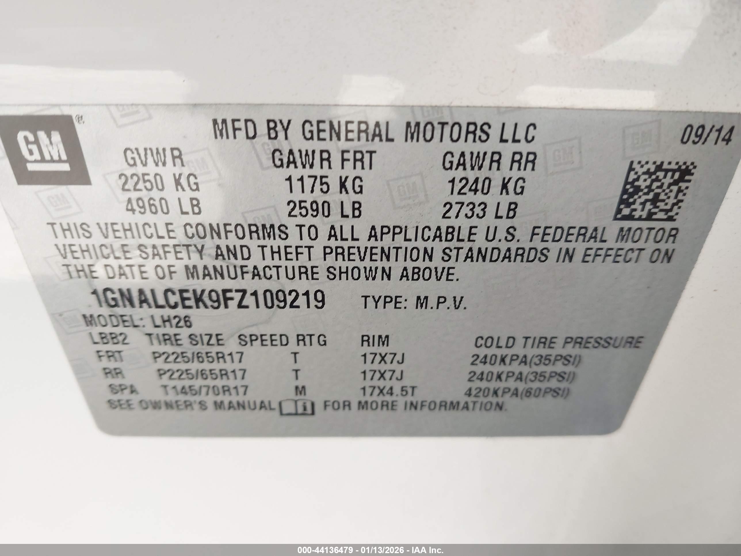 CHEVROLET EQUINOX image 9