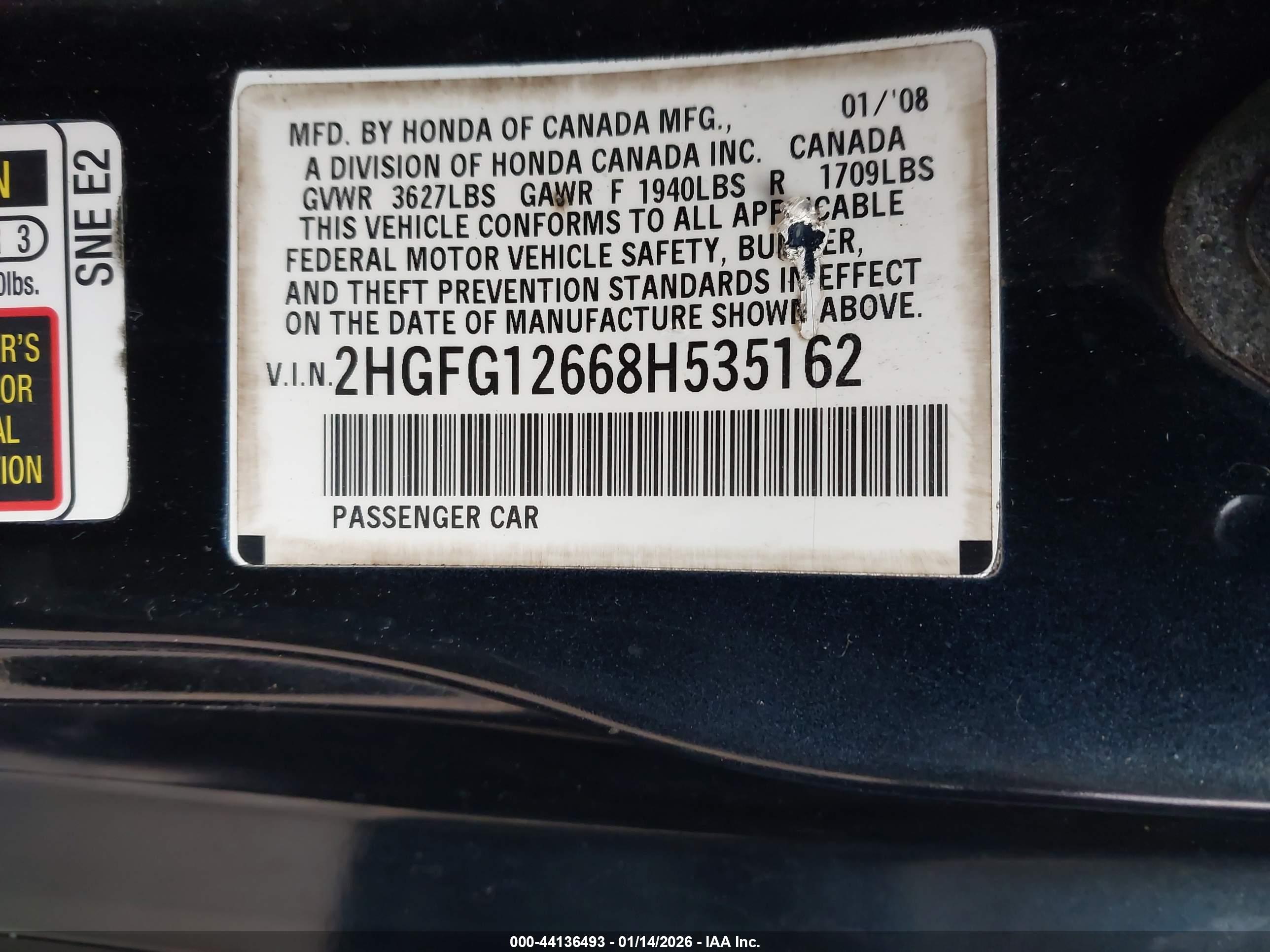 HONDA CIVIC image 9