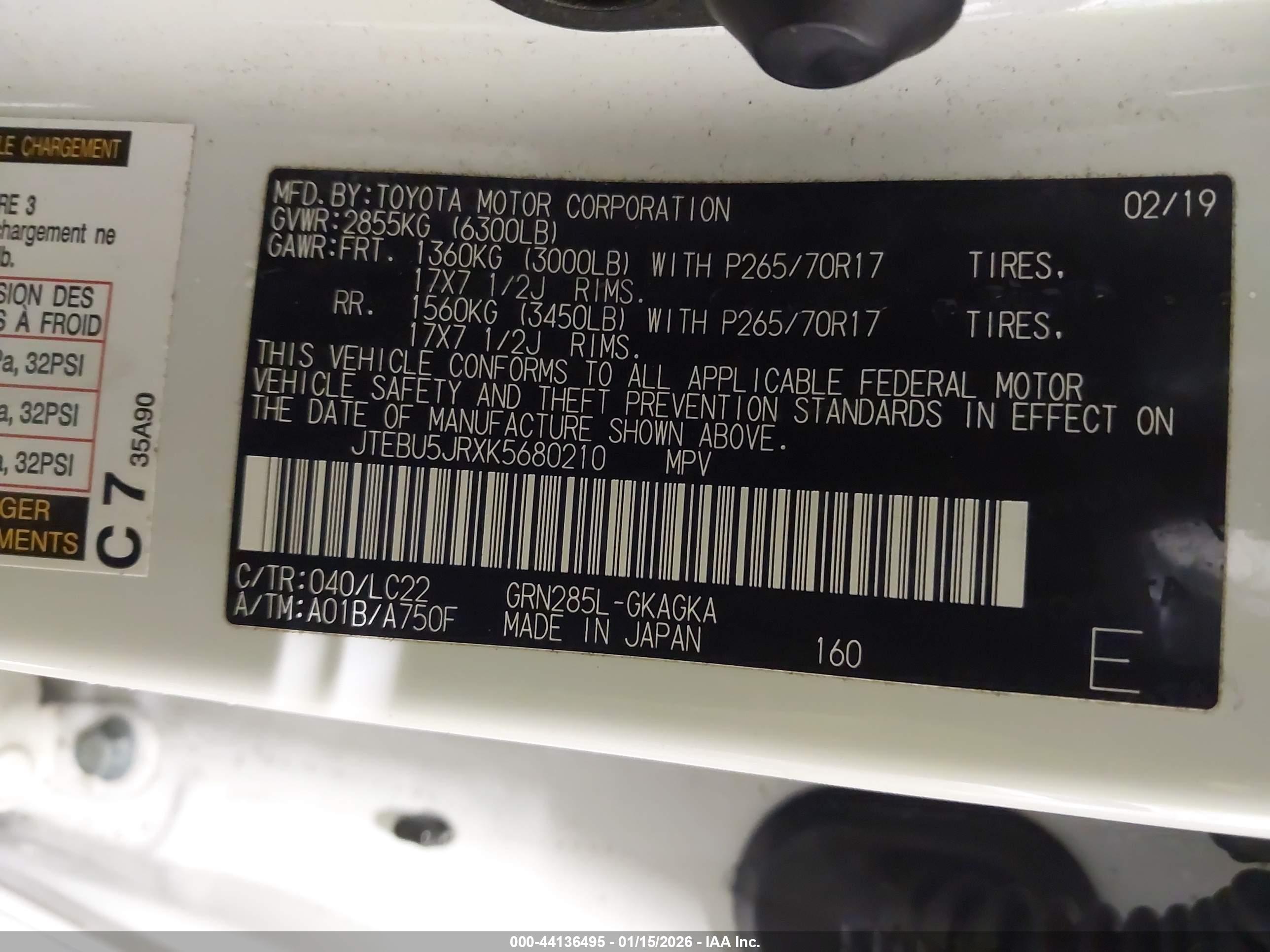 TOYOTA 4RUNNER image 9