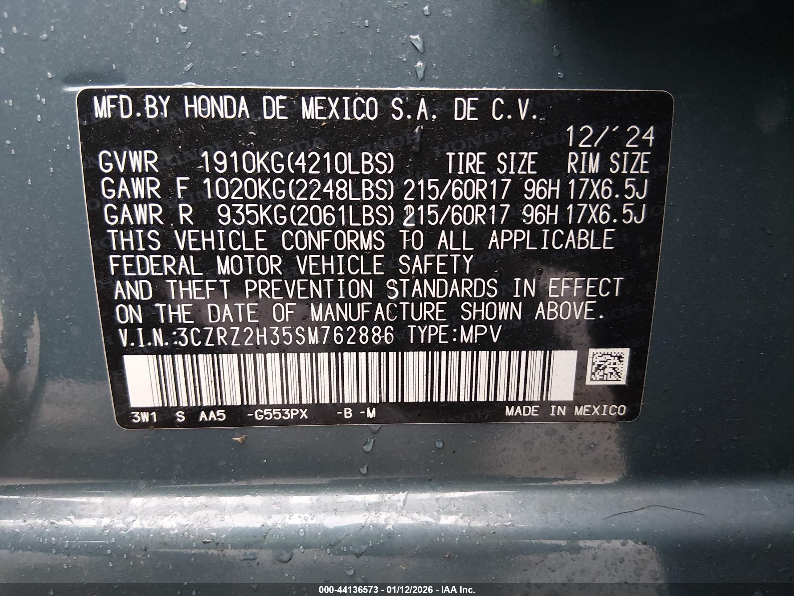 HONDA HR-V image 9