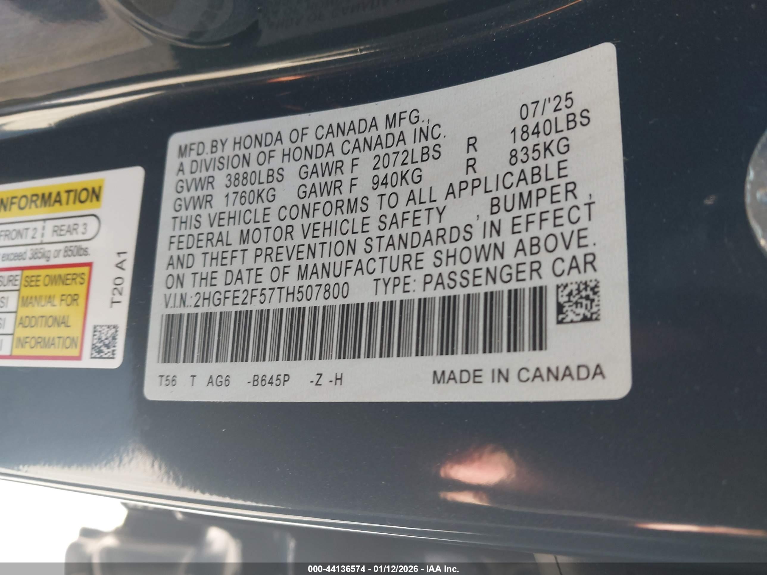 HONDA CIVIC image 9