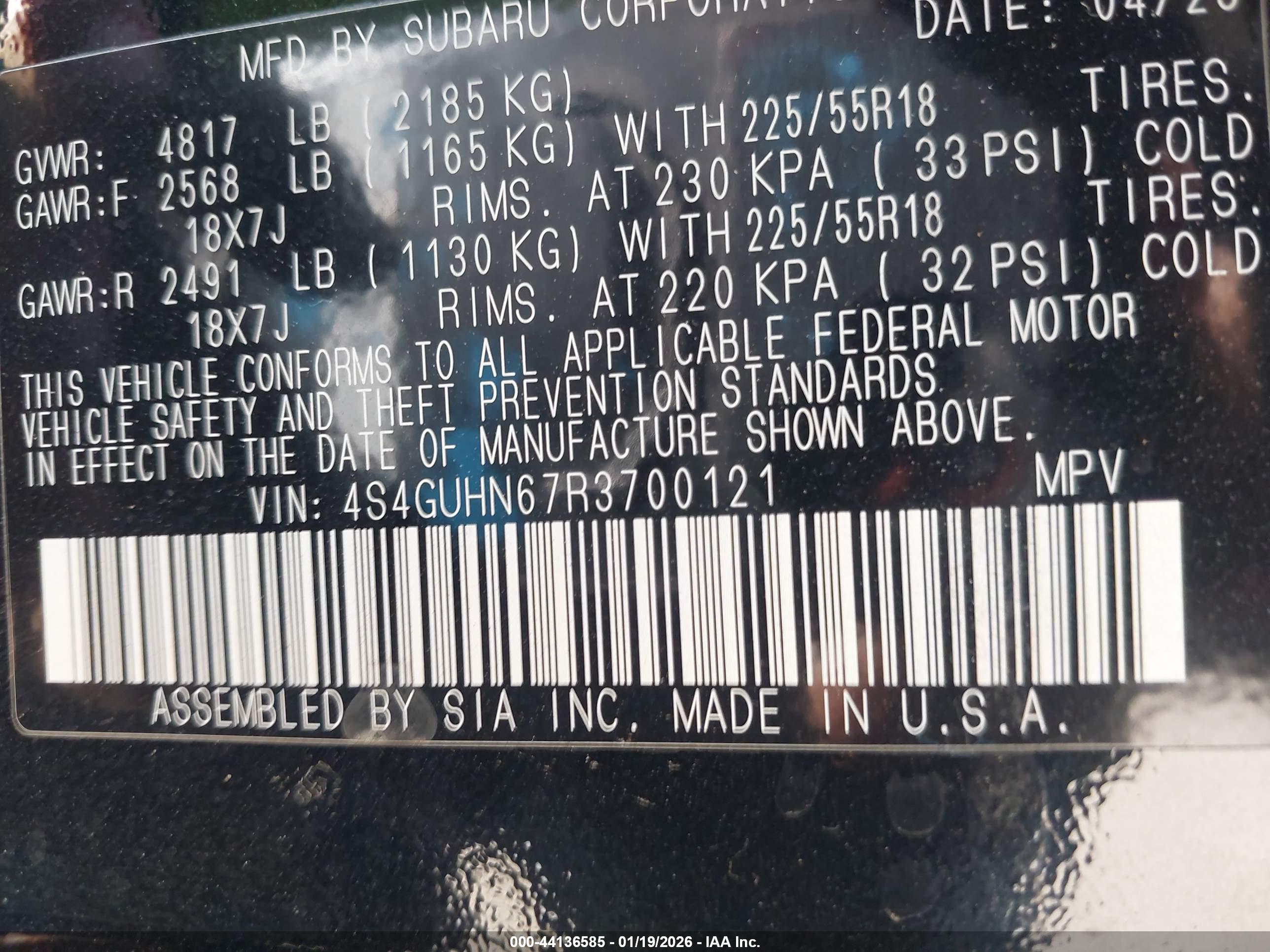 SUBARU CROSSTREK image 9