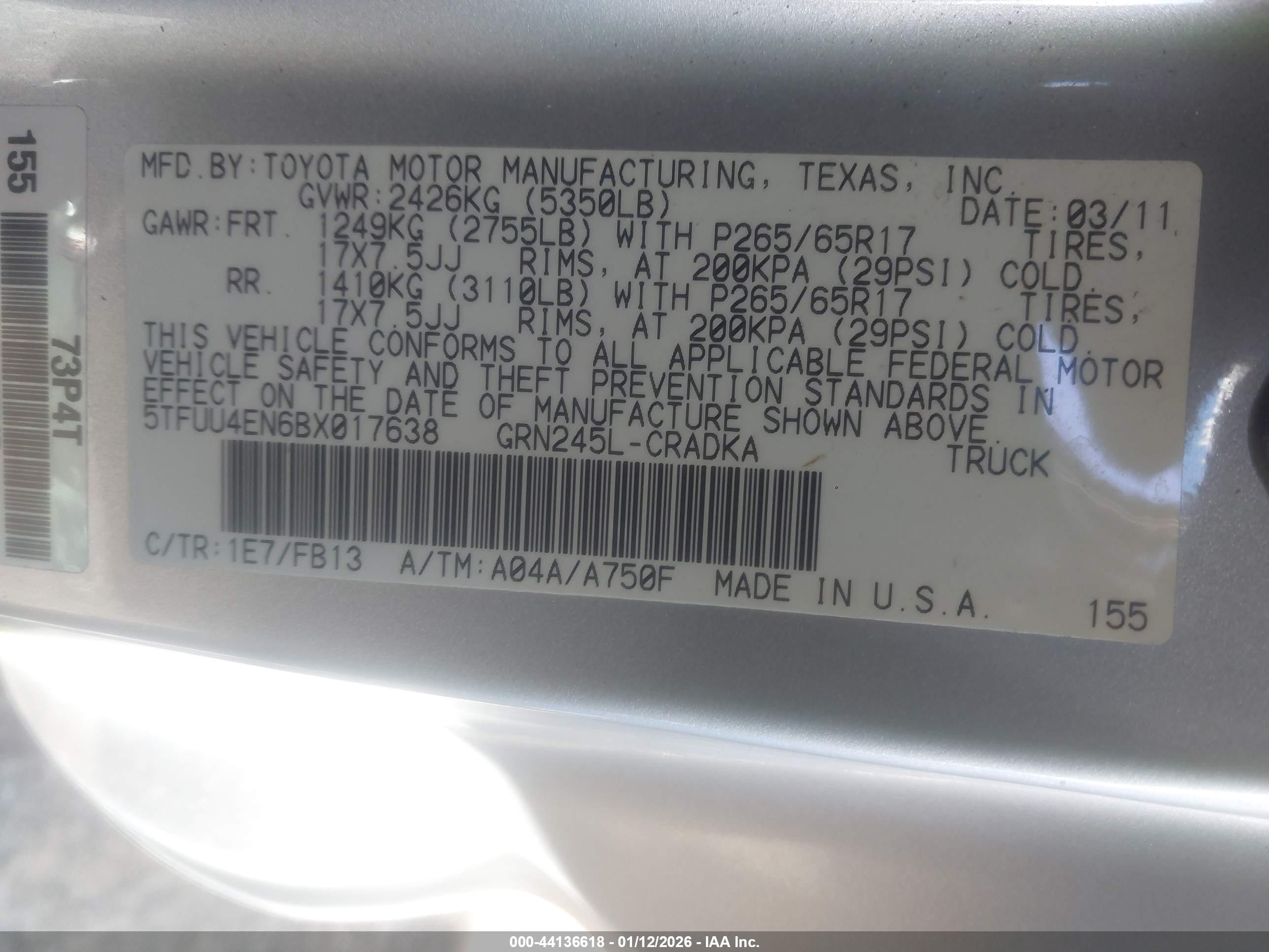 TOYOTA TACOMA image 9