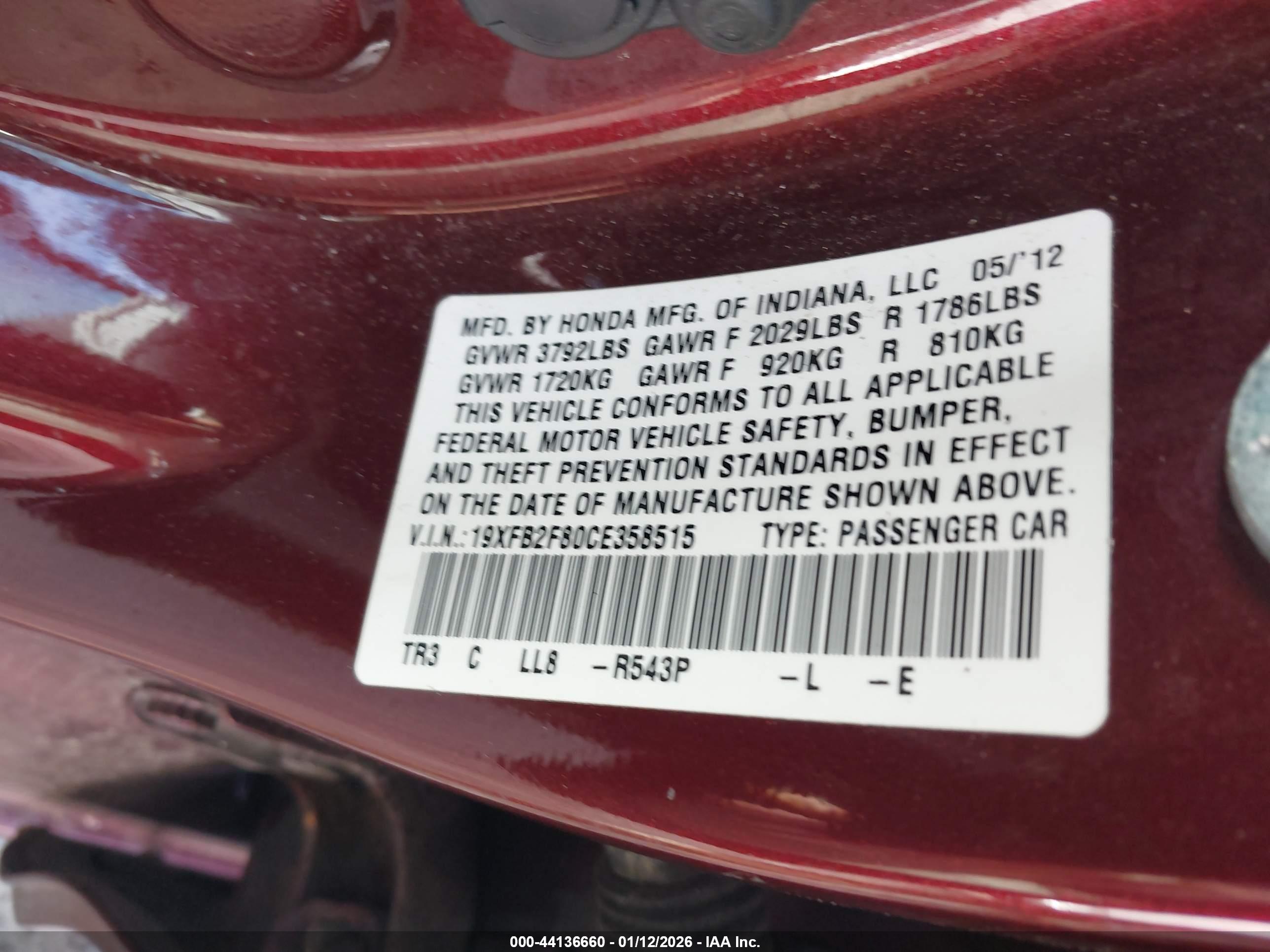 HONDA CIVIC image 9